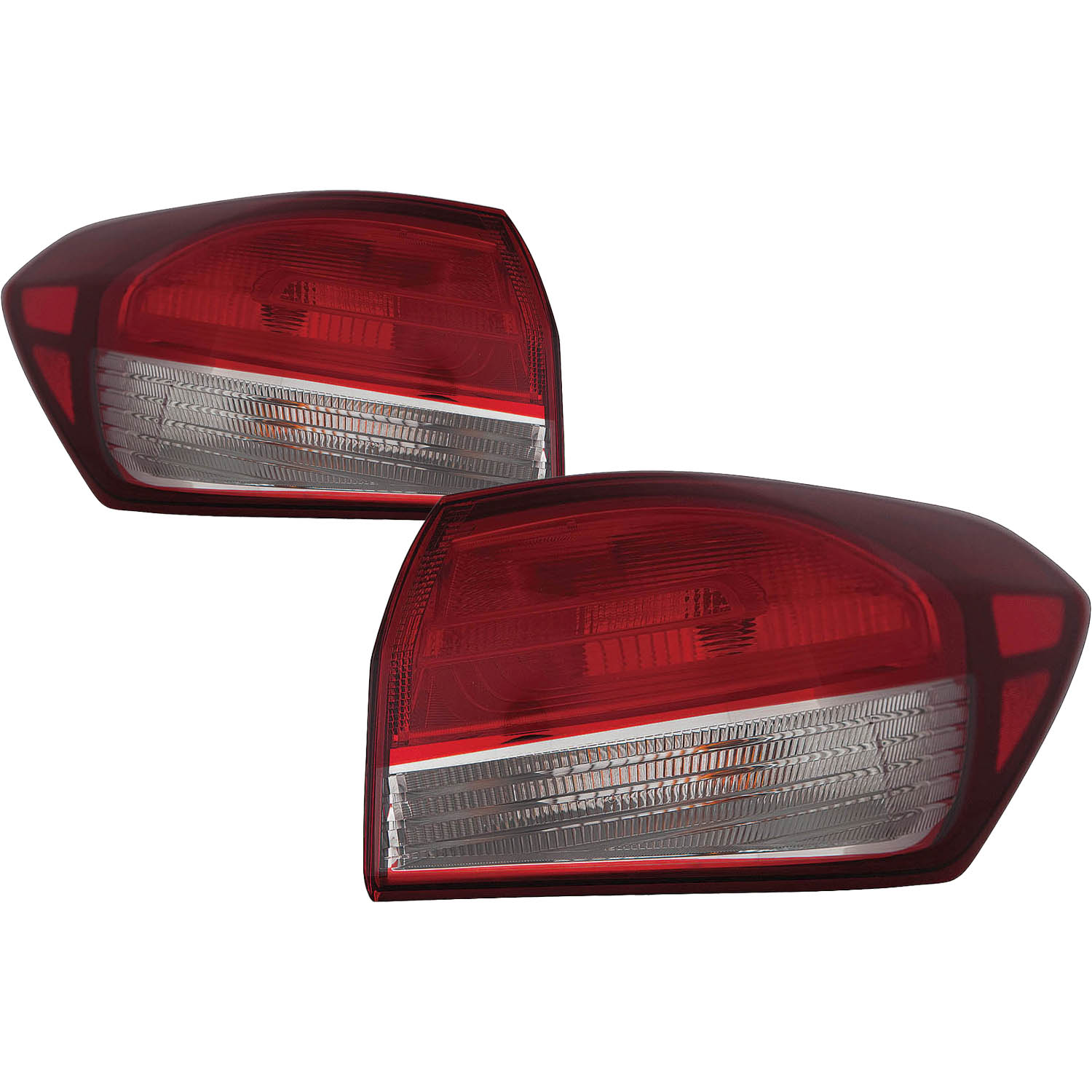 Tail Light Set For 17-18 Kia Forte; CAPA Certified