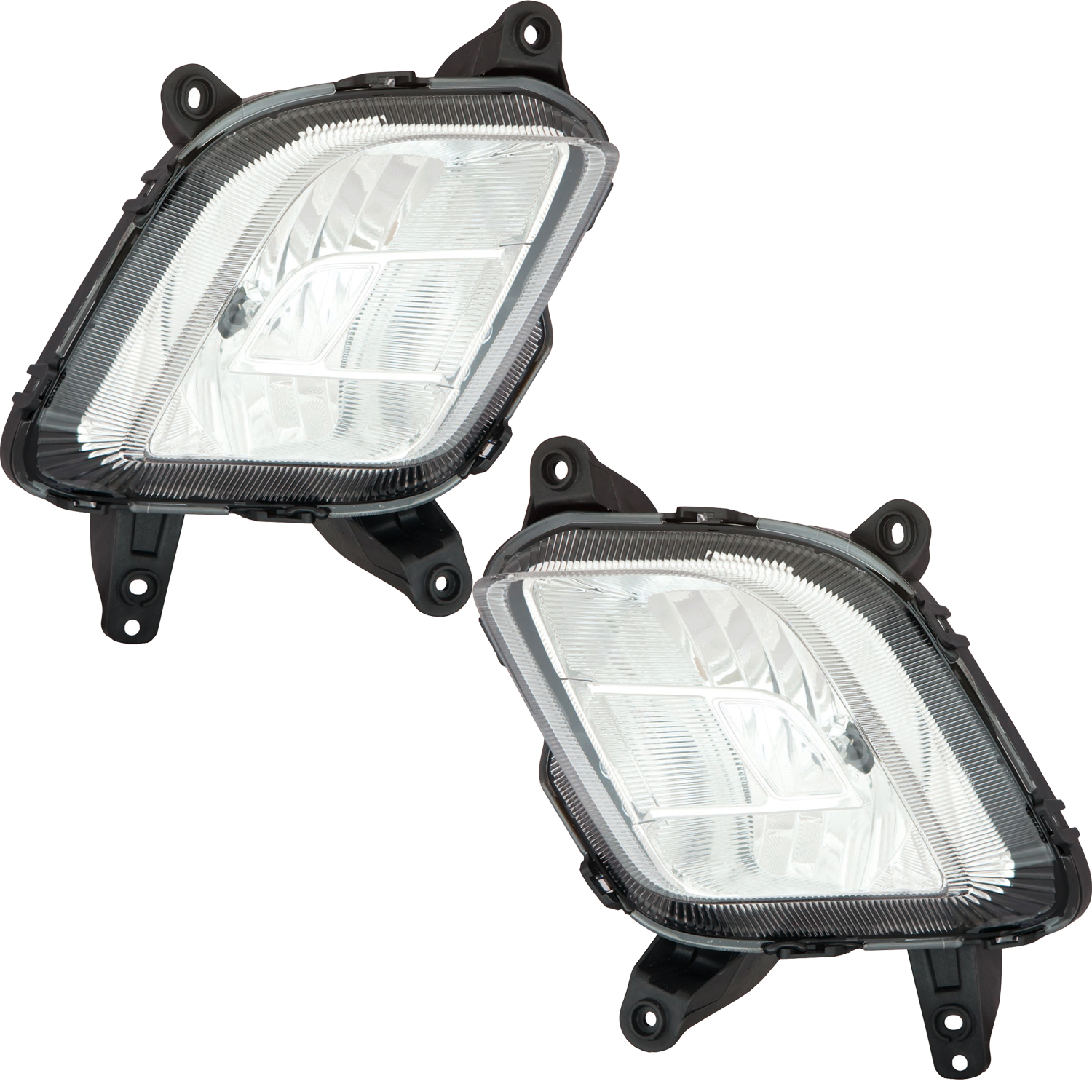 Fog Light Set For 14-16 Kia Sportage; CAPA Certified