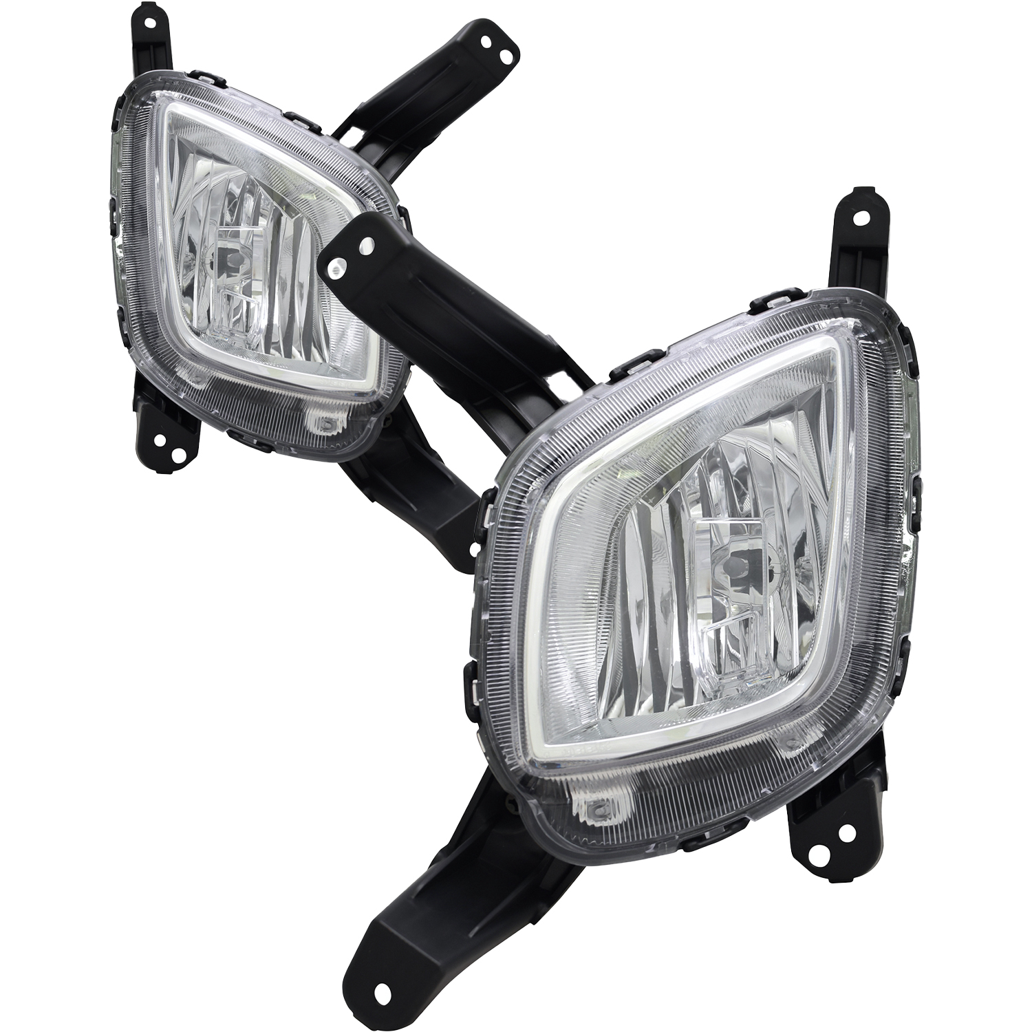 Fog Light Set For 16-18 Kia Sorento; CAPA Certified
