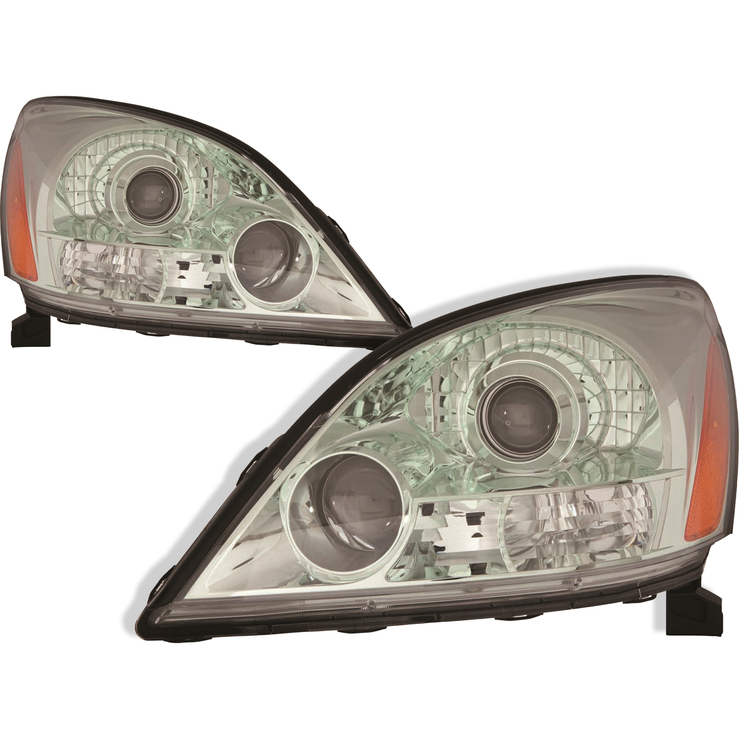 Headlight Set For 03-09 Lexus GX470; CAPA Certified