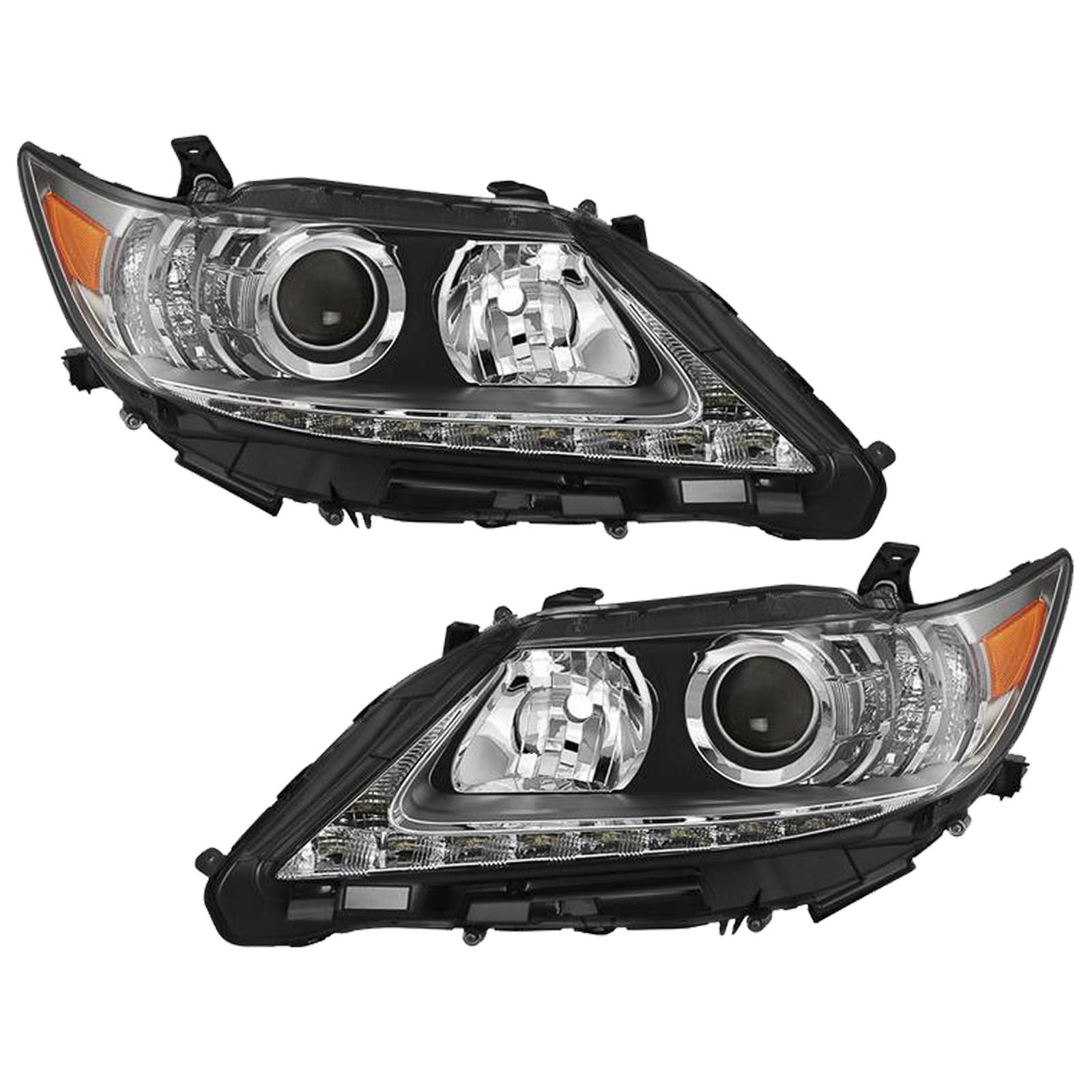 Headlight Set For 13-15 Lexus ES300h, 13-15 Lexus ES350; CAPA Certified