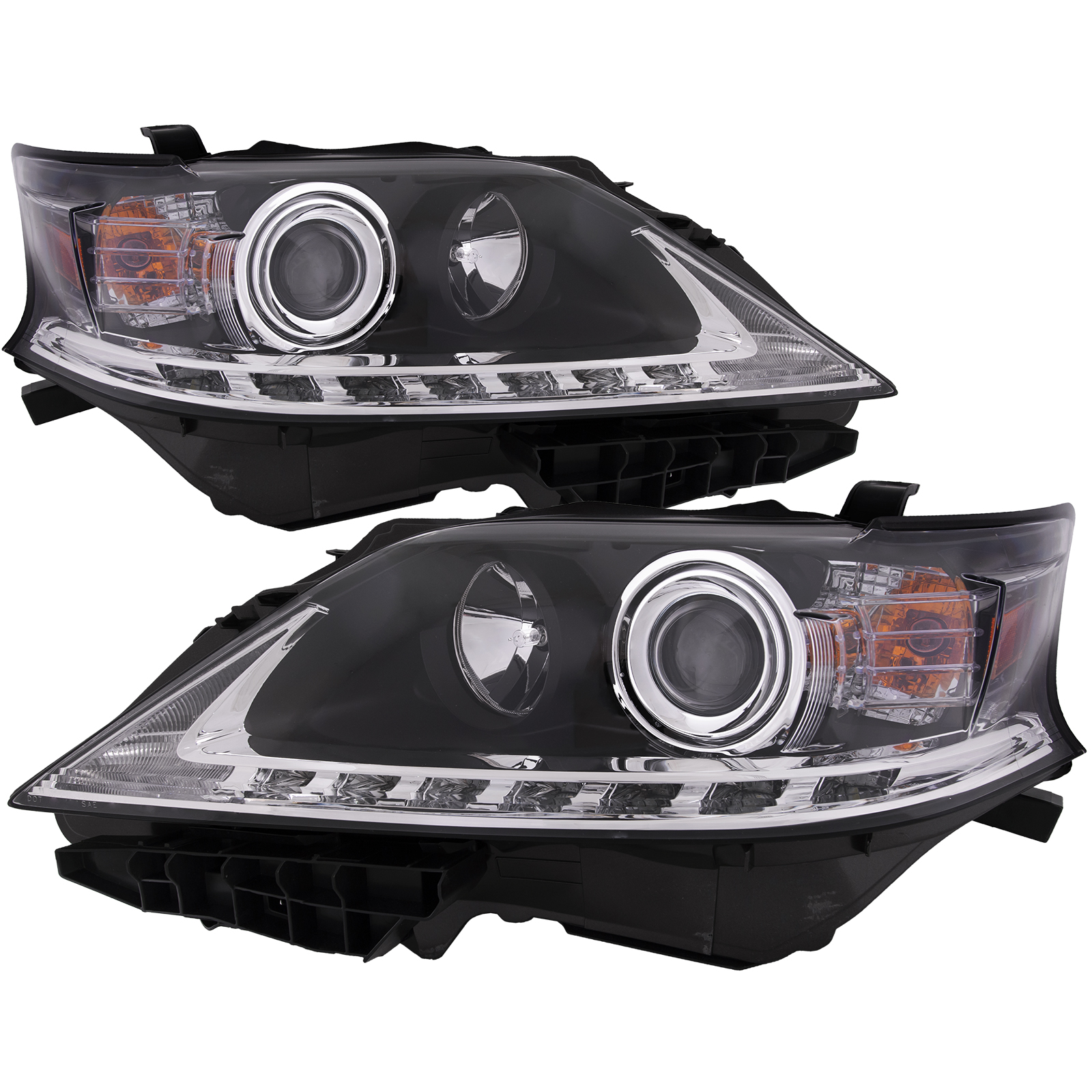 Headlight Set For 13-15 Lexus RX350, 15 Lexus RX450h; CAPA Certified