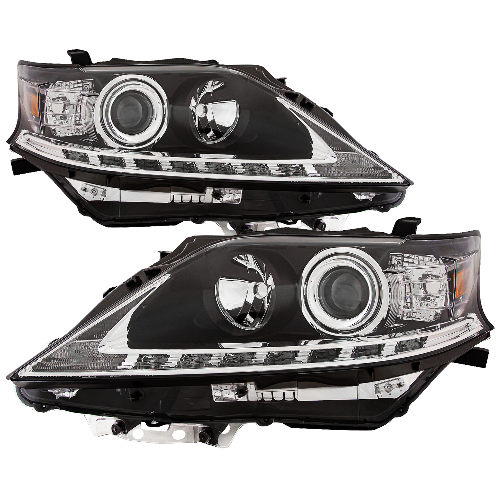 Headlight Set For 13-15 Lexus RX350, 13-15 Lexus RX450h; CAPA Certified