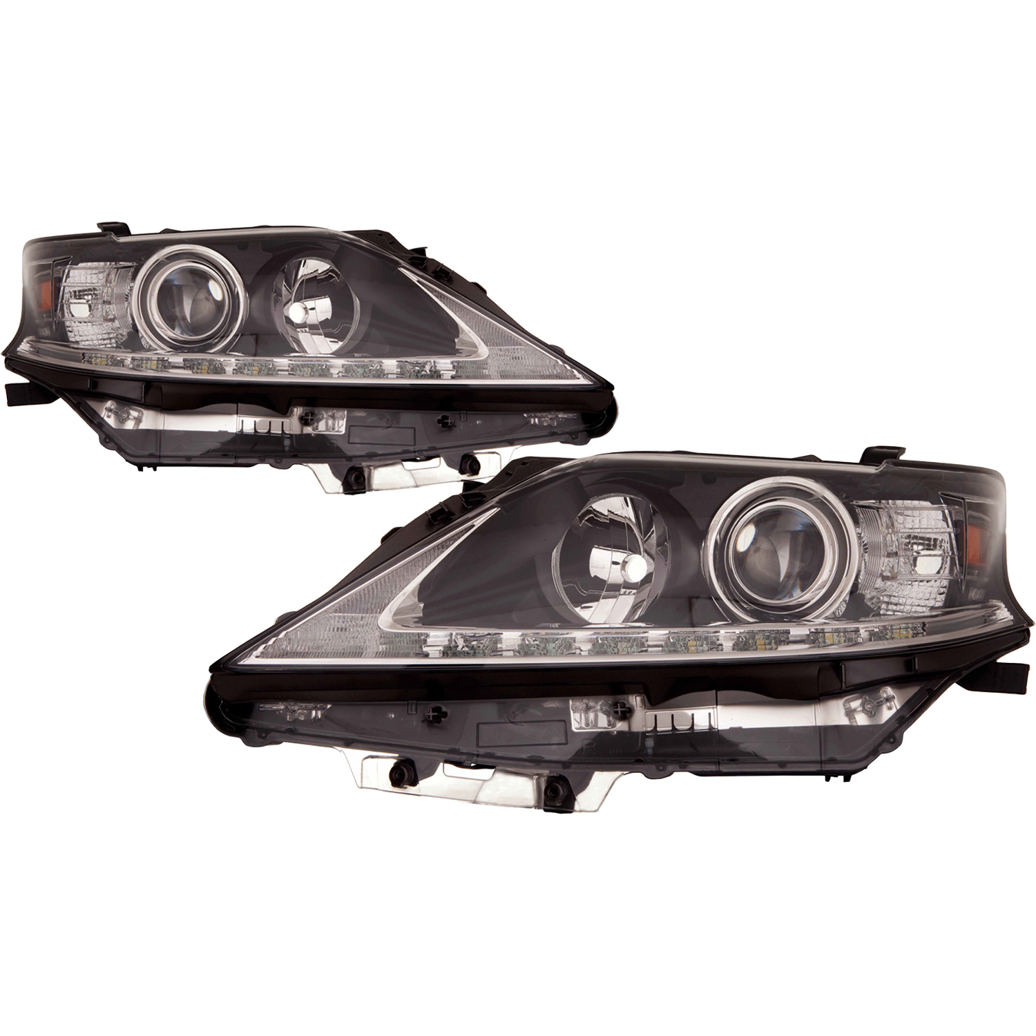 Headlight Set For 13-15 Lexus RX350, 13-15 Lexus RX450h; CAPA Certified