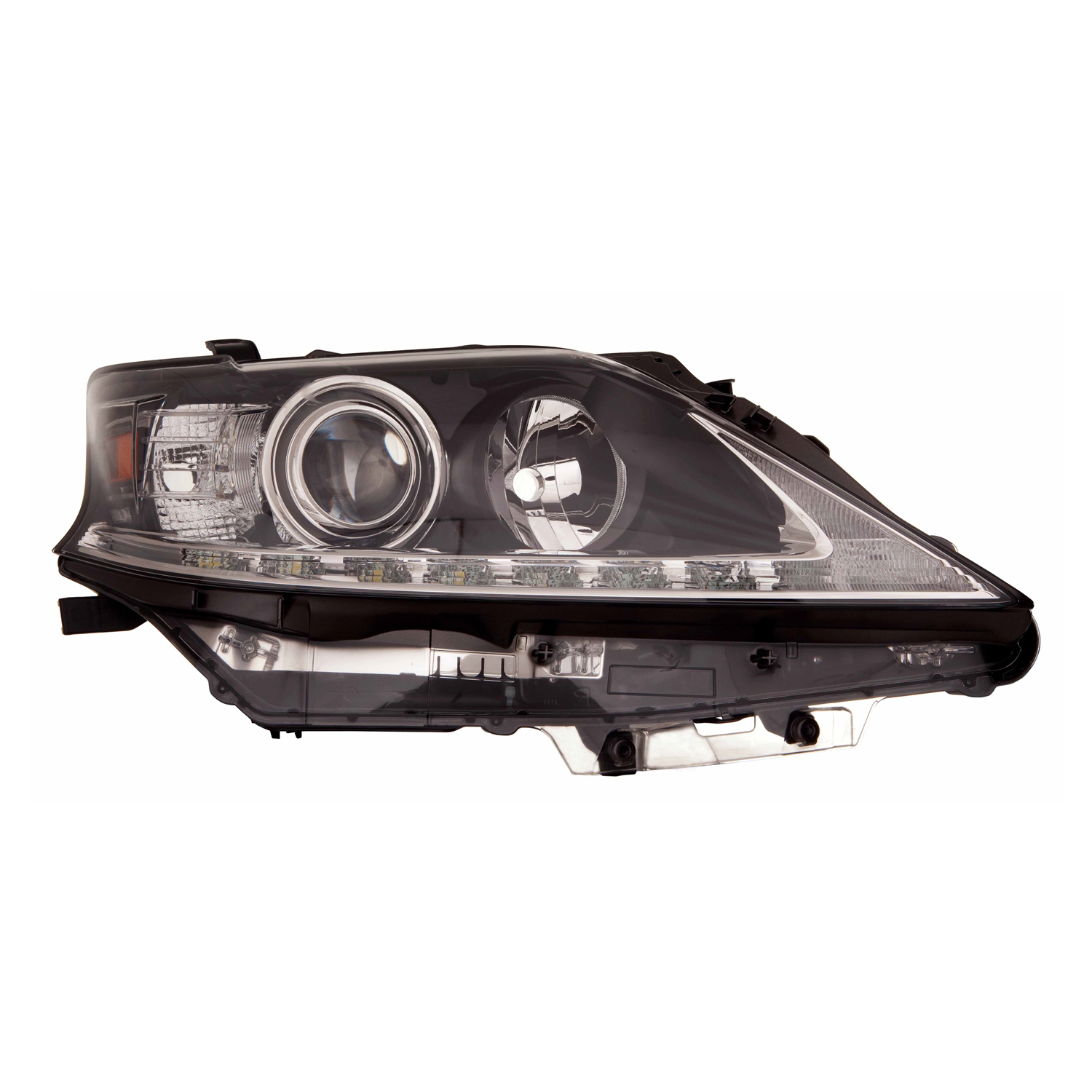Right Passenger Side Headlight For 13-15 Lexus RX350, 13-15 Lexus RX450h; CAPA Certified
