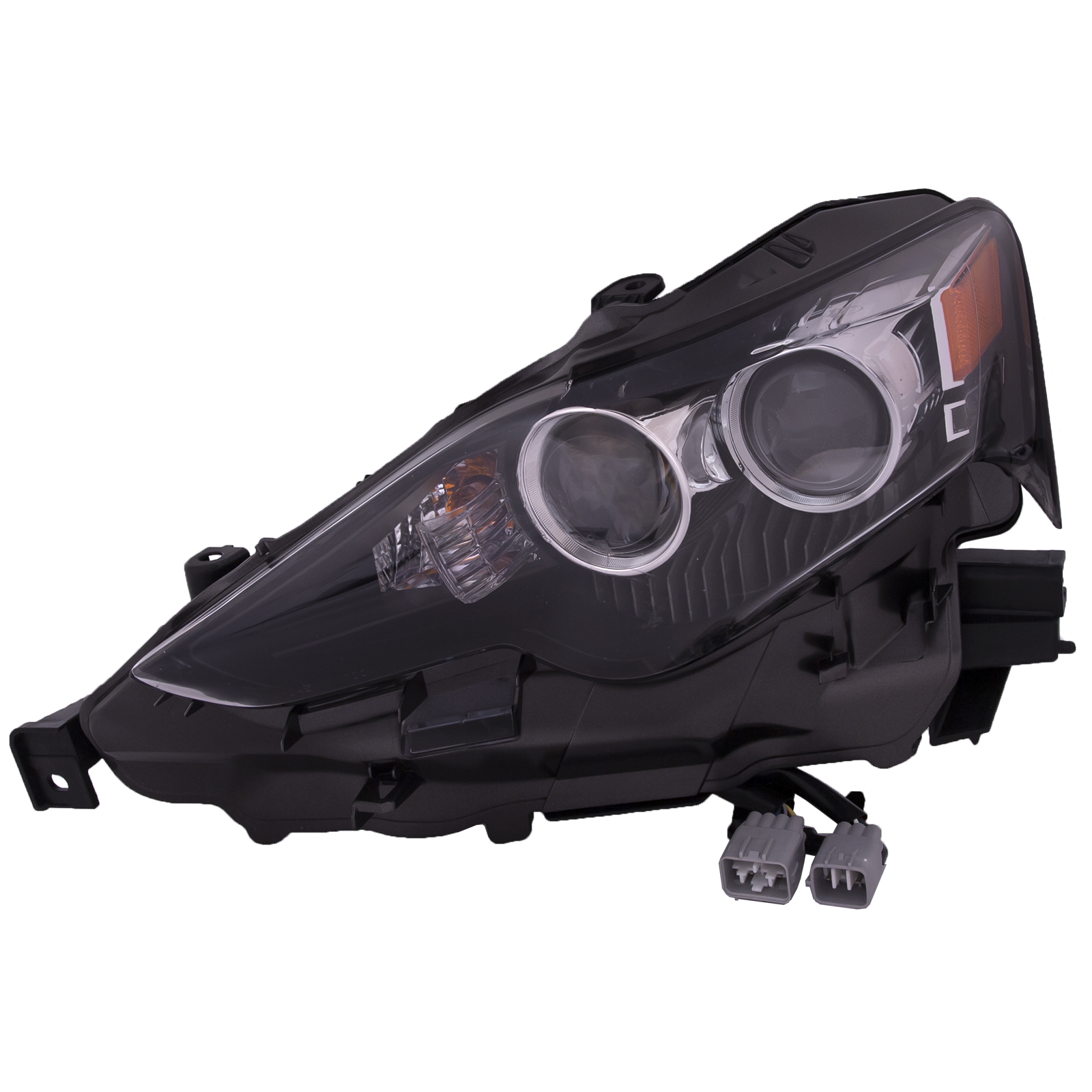 Left Driver Side Headlight For 16 Lexus IS200t, 14-15 Lexus IS250, 16 Lexus IS300, 14-16 Lexus IS350; CAPA Certified