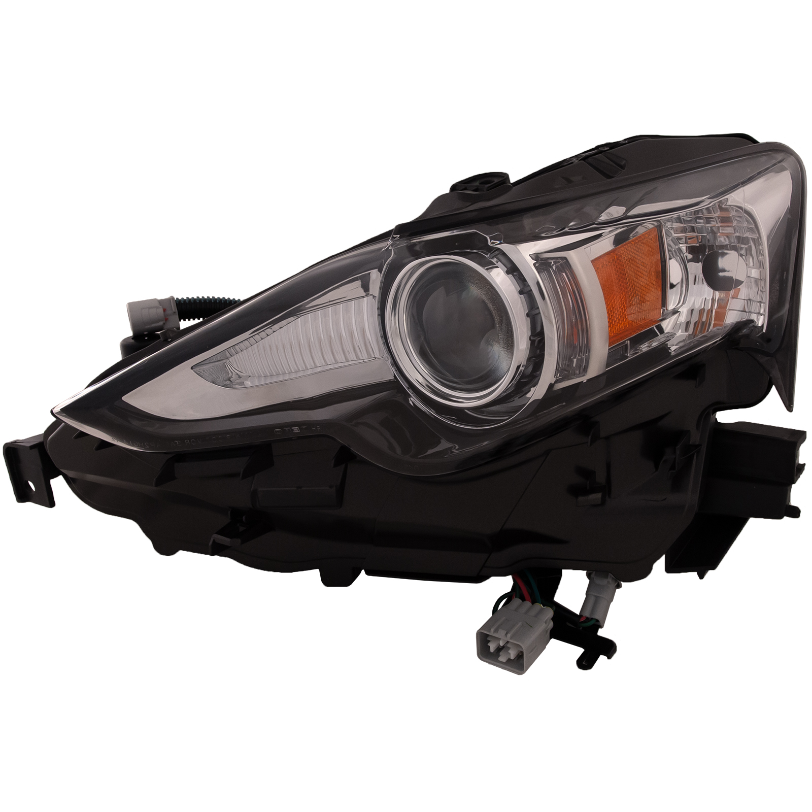 Left Driver Side Headlight For 16 Lexus IS200t, 14-15 Lexus IS250, 16 Lexus IS300, 14-16 Lexus IS350; CAPA Certified