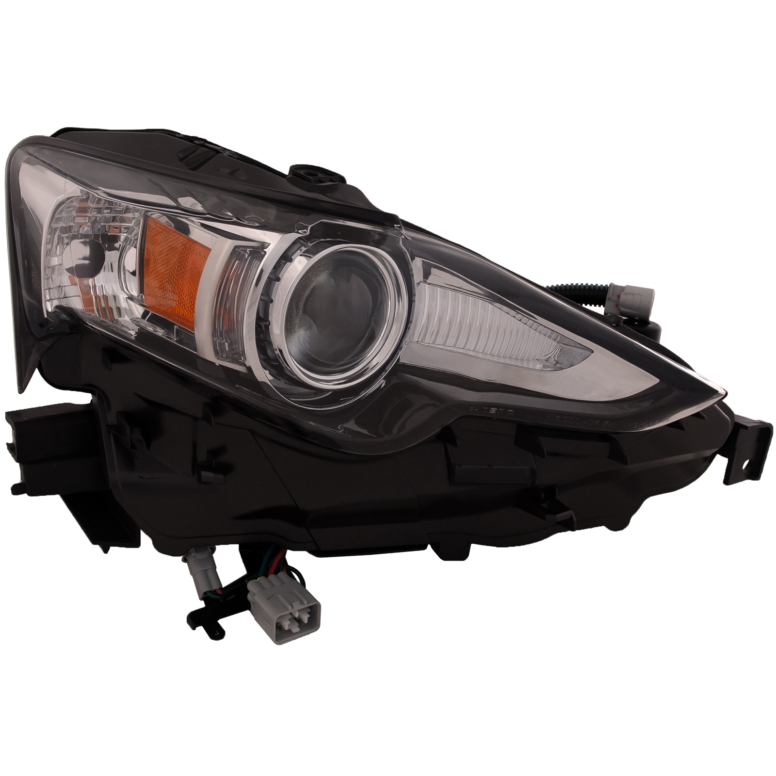 Right Passenger Side Headlight For 16 Lexus IS200t, 14-15 Lexus IS250, 16 Lexus IS300, 14-16 Lexus IS350; CAPA Certified