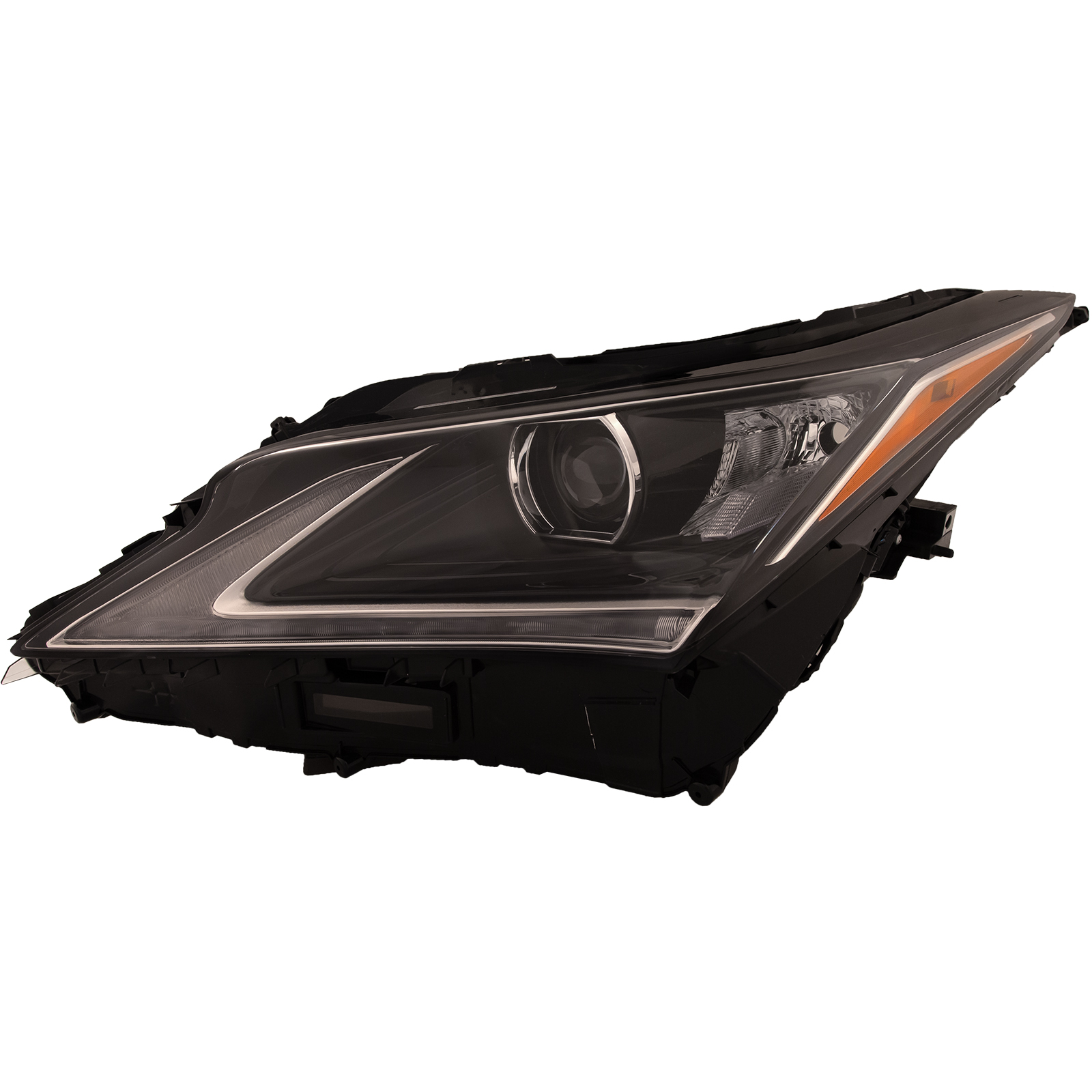 Left Driver Side Headlight For 16-19 Lexus RX350, 18-19 Lexus RX350L, 16-19 Lexus RX450h, 18-19 Lexus RX450hL; CAPA Certified