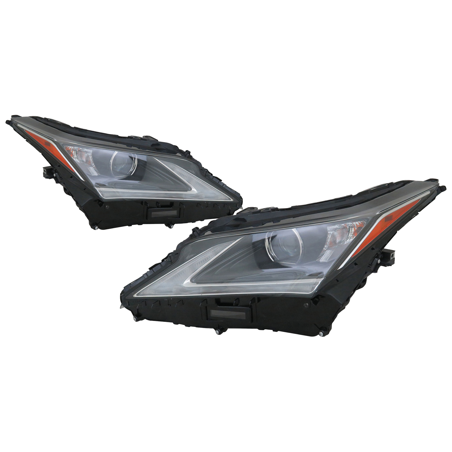 Headlight Set For 16-19 Lexus RX350, 18-19 Lexus RX350L, 16-19 Lexus RX450h; CAPA Certified