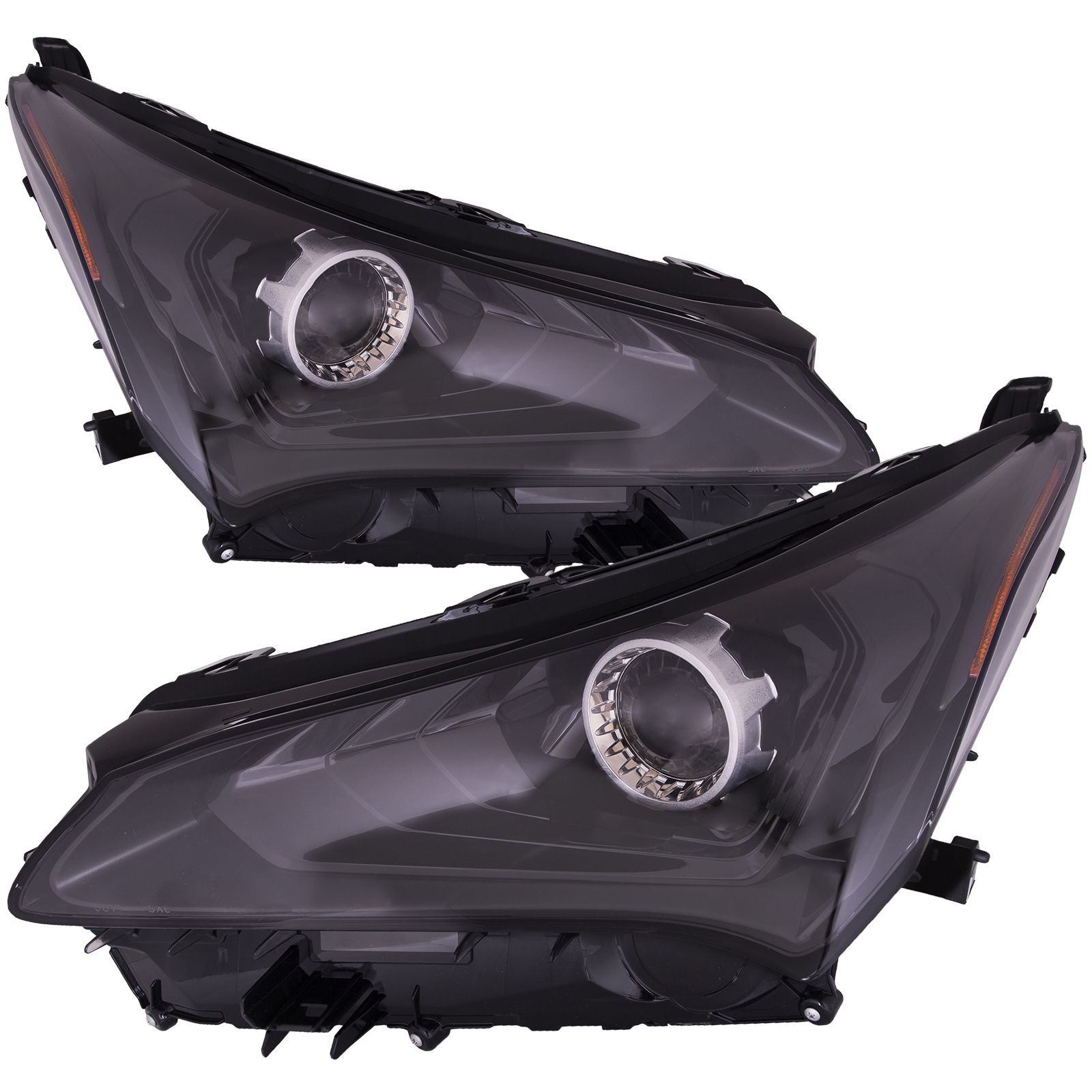 Headlight Set For 18-21 Lexus NX300h; CAPA Certified