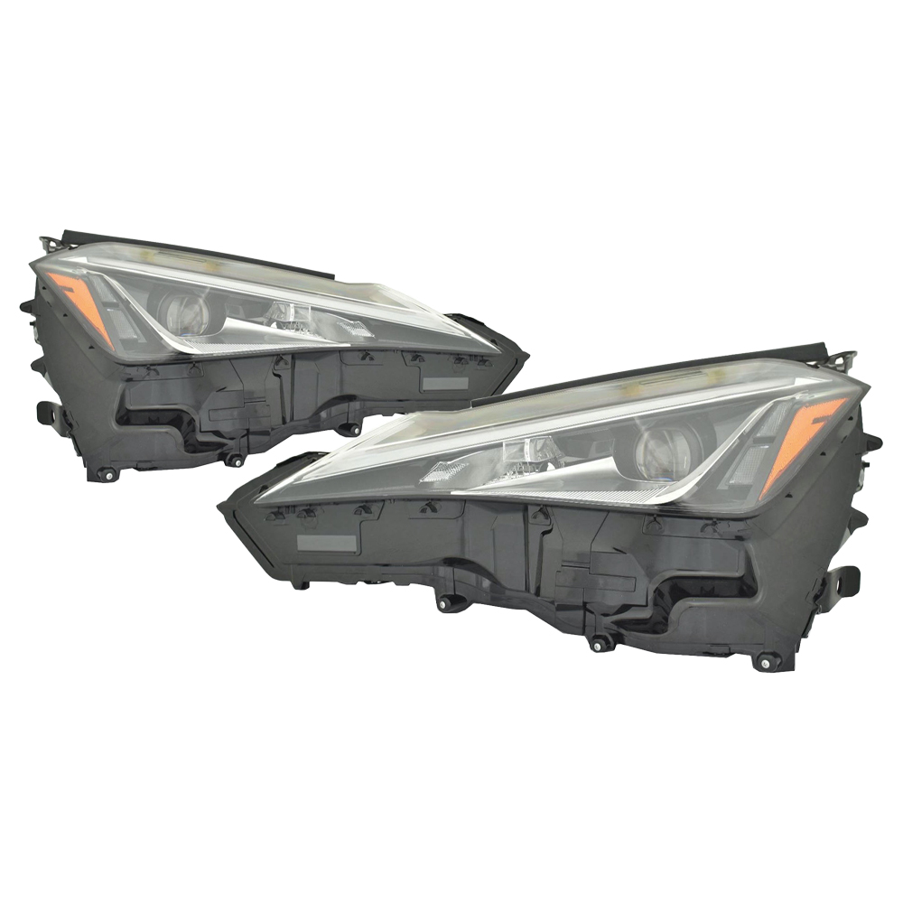 Headlight Set For 19-22 Lexus UX250h; CAPA Certified