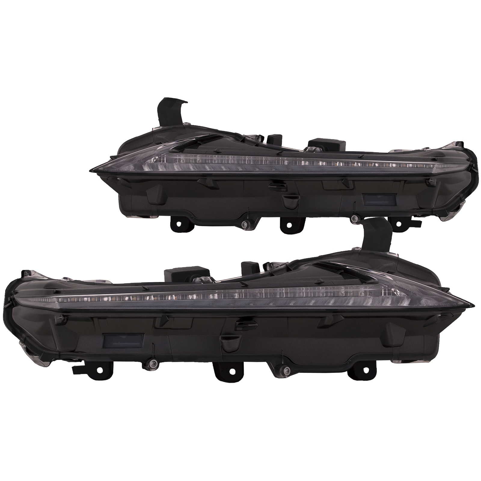 Daytime Running Light Set For 15-17 Lexus NX200t, 18-21 Lexus NX300, 15-19 Lexus NX300h; CAPA Certified