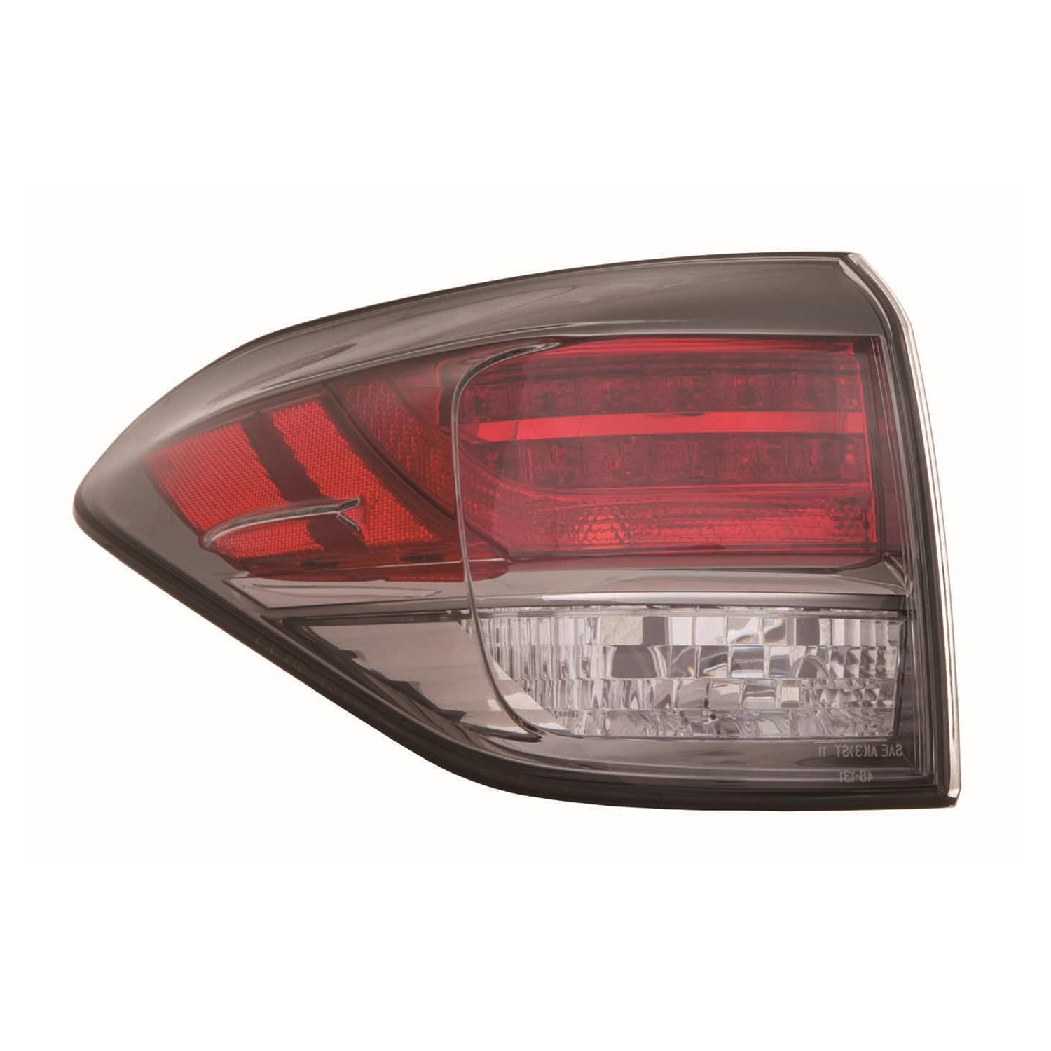 Left Driver Side Tail Light For 13-15 Lexus RX350, 13-15 Lexus RX450h; CAPA Certified