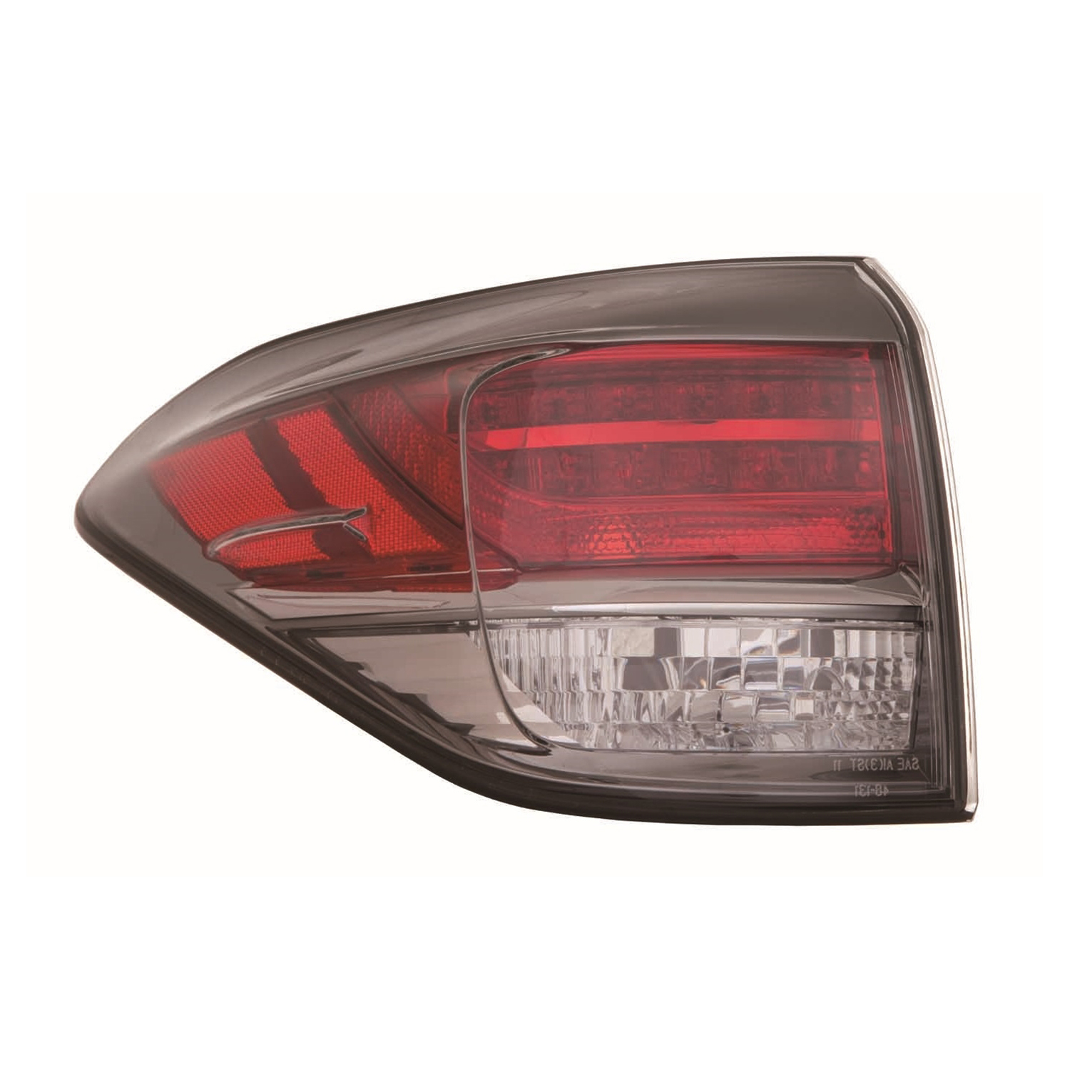 Right Passenger Side Tail Light For 13-15 Lexus RX350, 13-15 Lexus RX450h; CAPA Certified