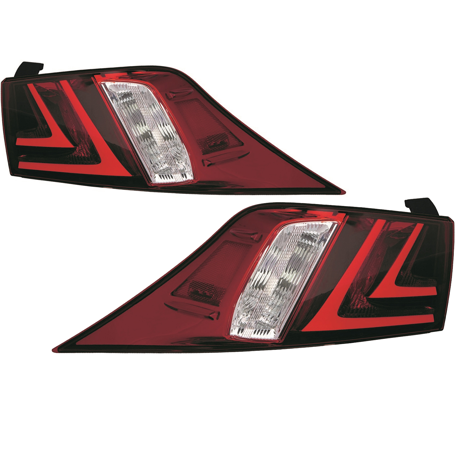 Tail Light Set For 16 Lexus IS200t, 14-15 Lexus IS250, 16 Lexus IS300, 14-16 Lexus IS350; CAPA Certified