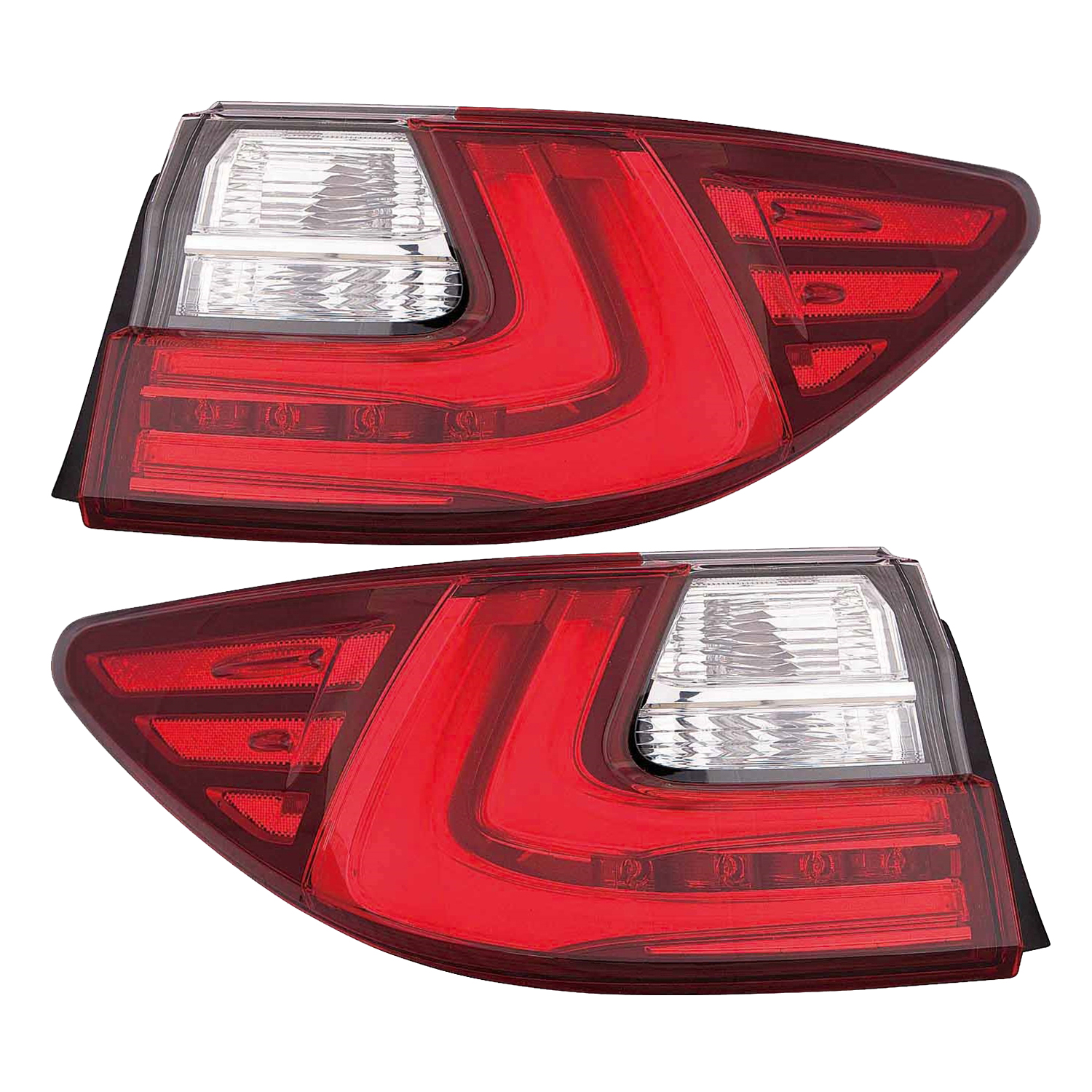 Tail Light Set For 17-18 Lexus ES300h, 17-18 Lexus ES350; CAPA Certified
