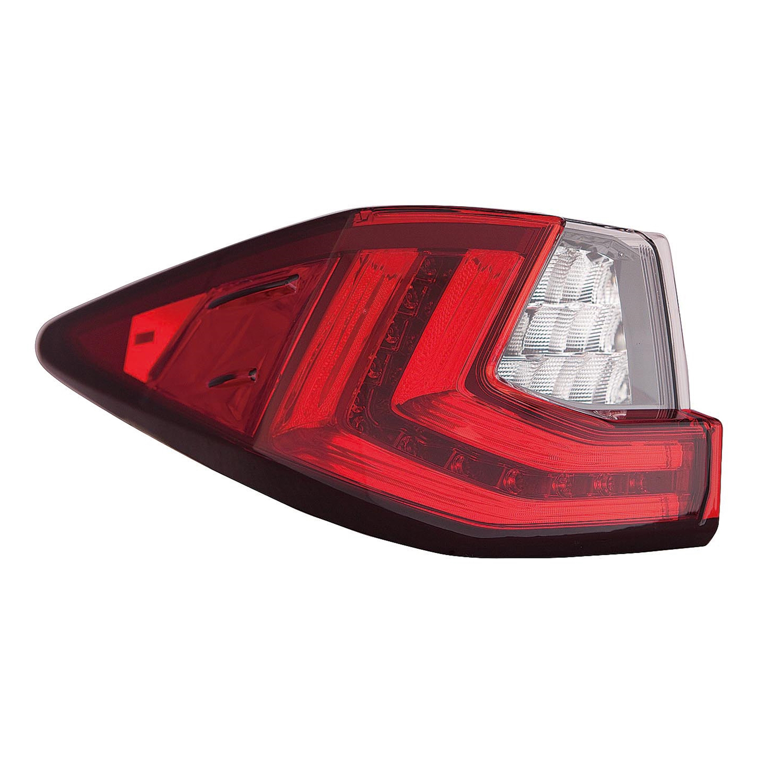 Left Driver Side Tail Light For 16-19 Lexus RX350, 18-19 Lexus RX350L, 16-19 Lexus RX450h; CAPA Certified