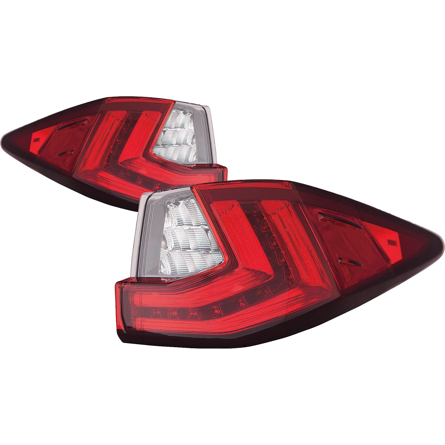 Tail Light Set For 16-19 Lexus RX350, 18-19 Lexus RX350L, 16-19 Lexus RX450h; CAPA Certified