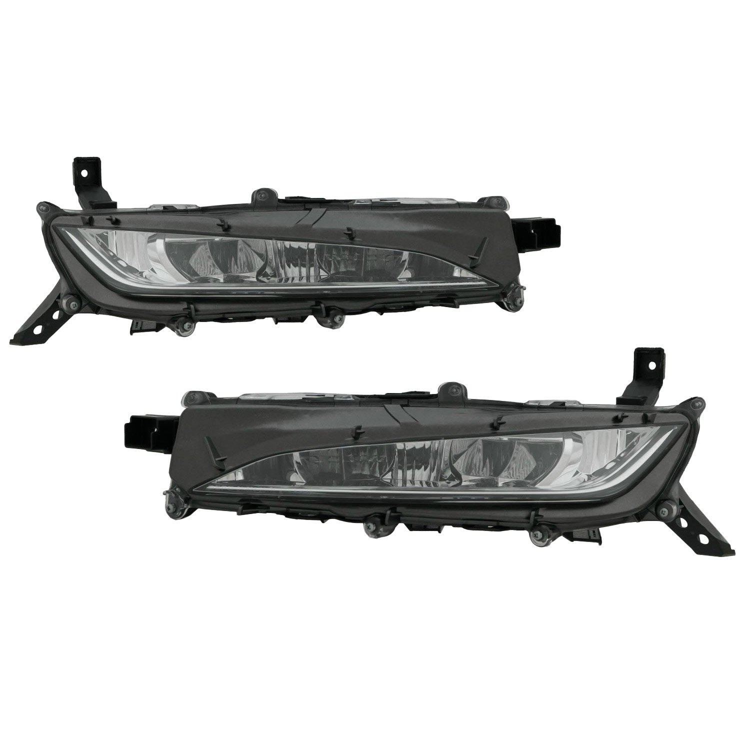 Fog Light Set For 20-22 Lexus RX350, 20-22 Lexus RX350L, 20-22 Lexus RX450h, 20-22 Lexus RX450hL; CAPA Certified