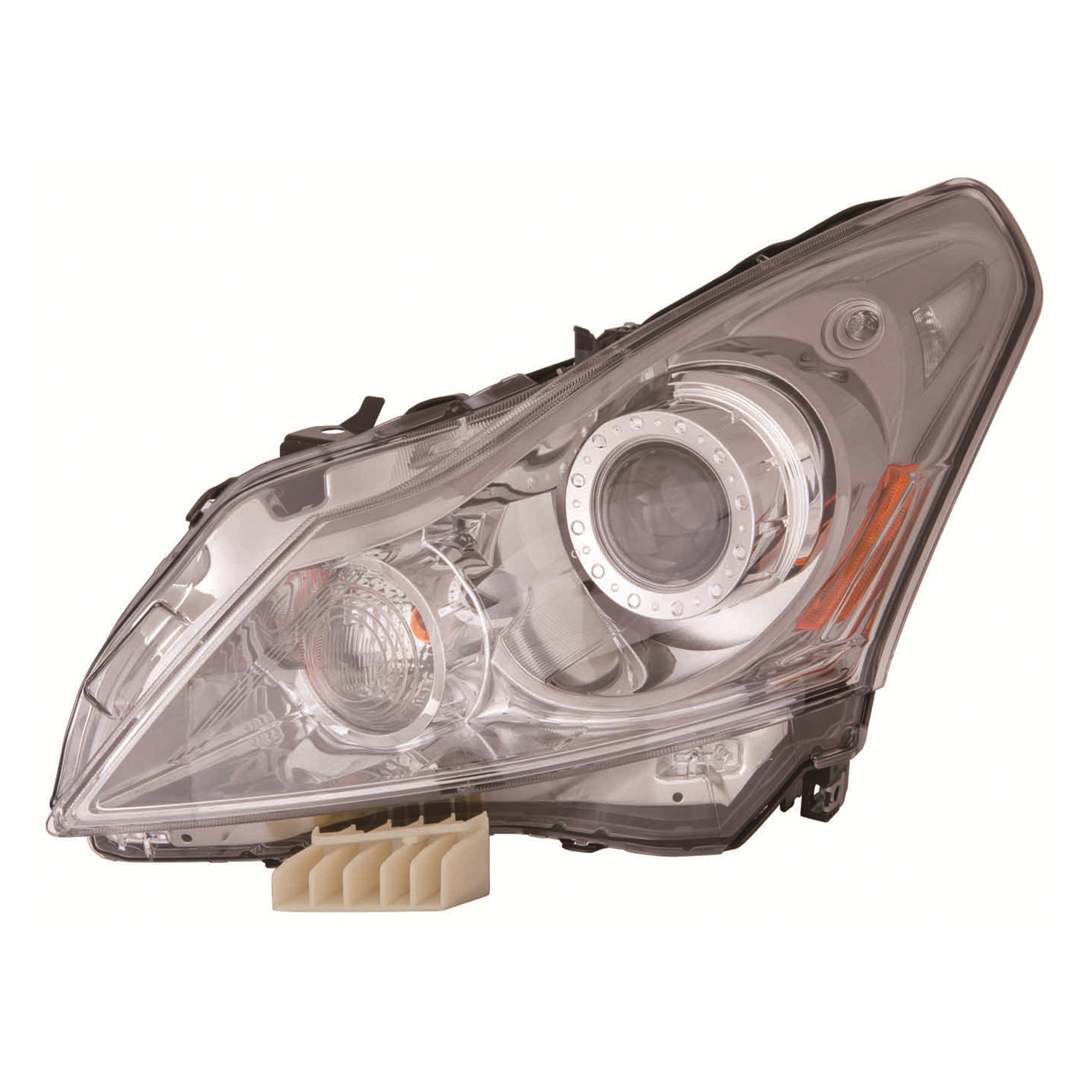 Left Driver Side Headlight For 11-12 INFINITI G25, 10-13 INFINITI G37; CAPA Certified