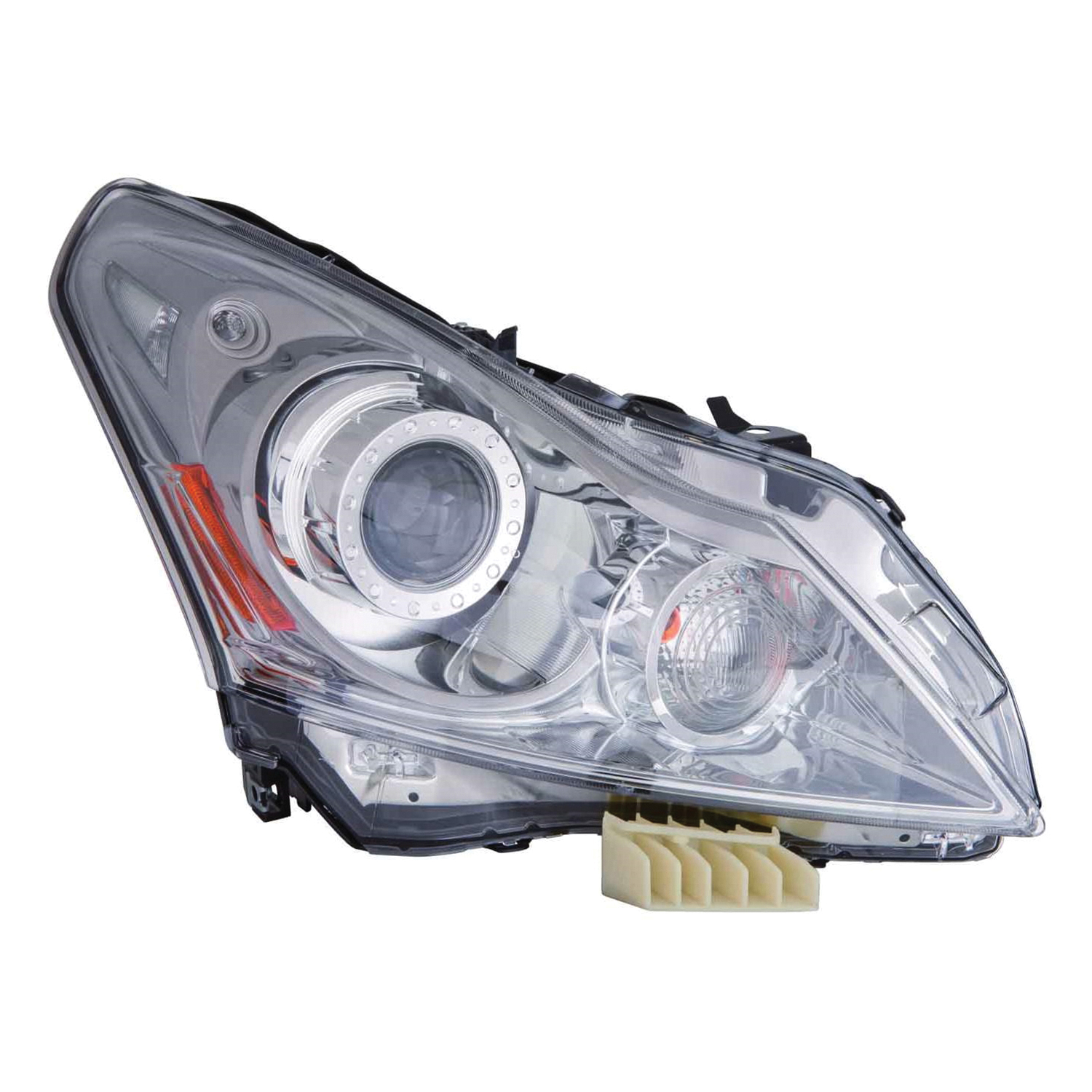 Right Passenger Side Headlight For 11-12 INFINITI G25, 10-13 INFINITI G37; CAPA Certified