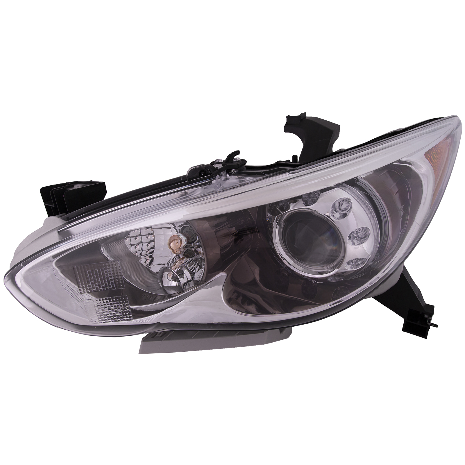 Left Driver Side Headlight For 13 Infiniti JX35, 14-15 Infiniti QX60; CAPA Certified
