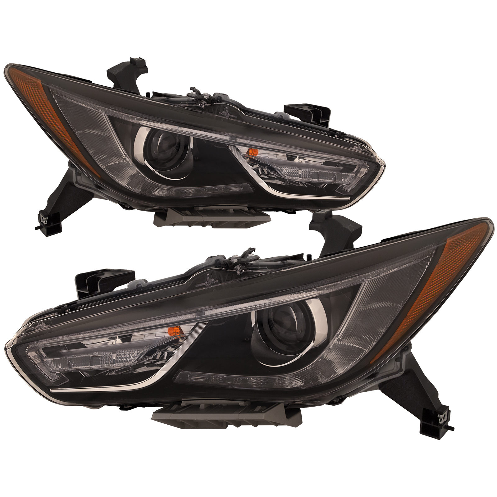 Headlight Set For 19-20 Infiniti QX60; CAPA Certified