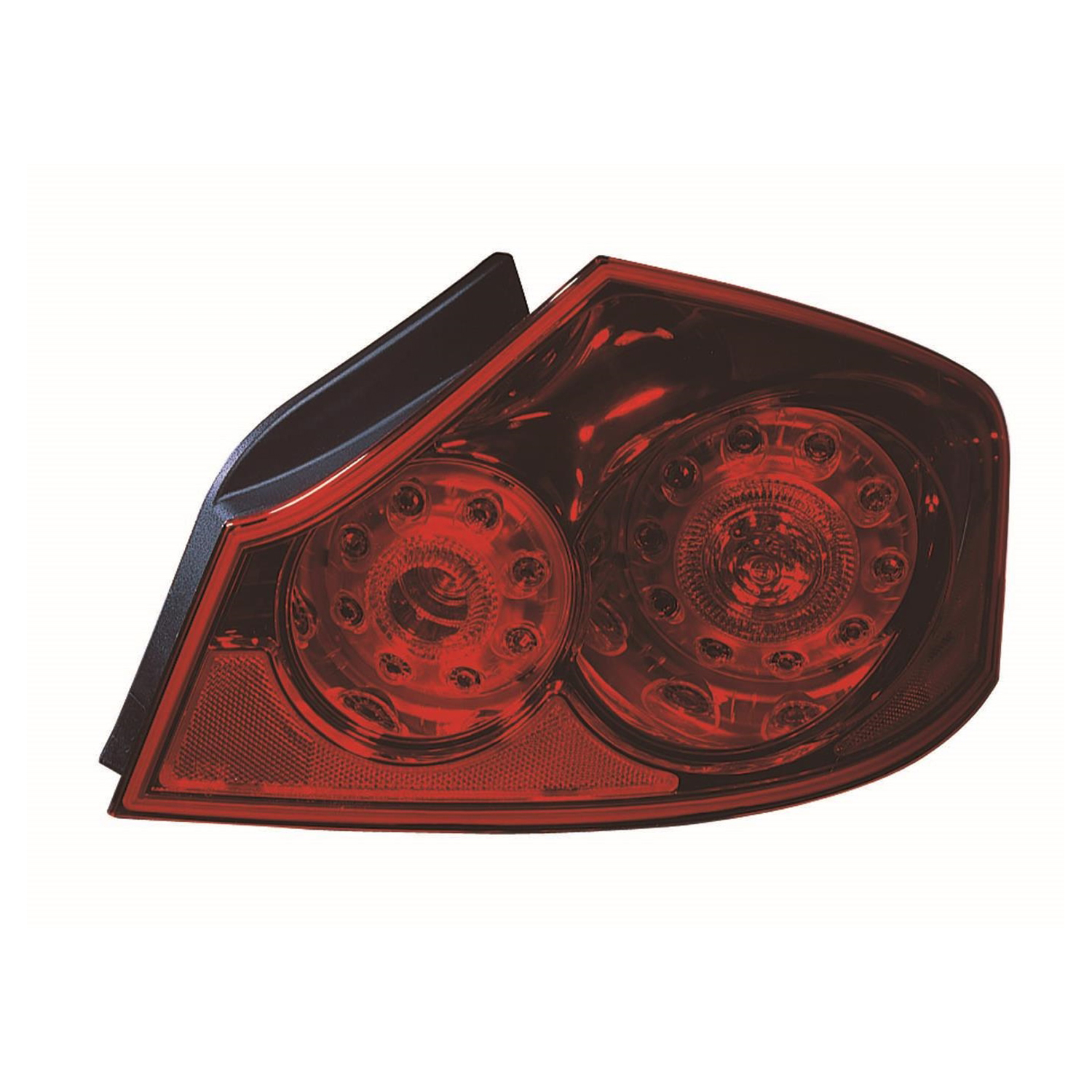 Right Passenger Side Tail Light For 11-12 INFINITI G25, 07-08 INFINITI G35, 09-13 INFINITI G37, 15 INFINITI Q40; CAPA Certified