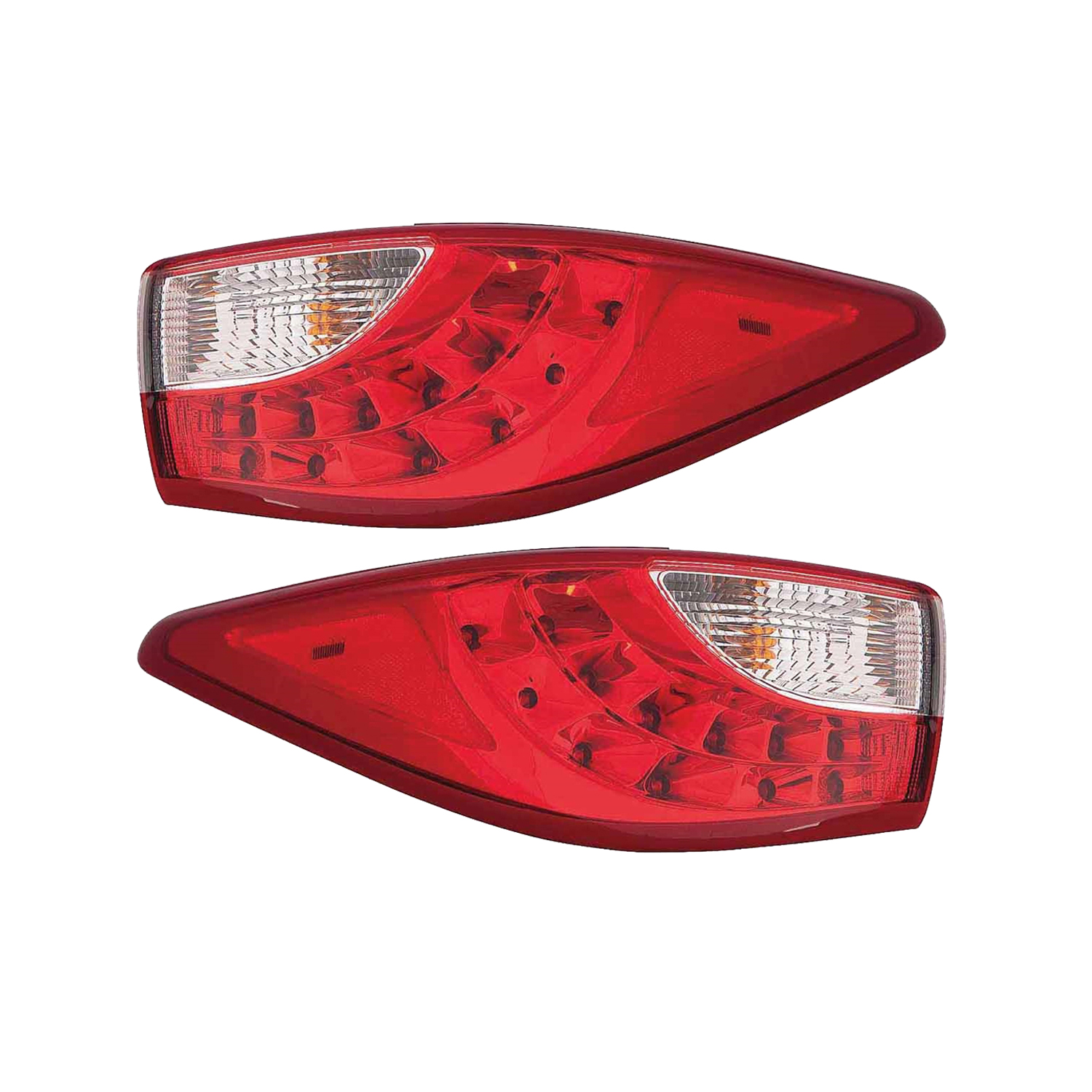 Tail Light Set For 13 Infiniti JX35, 14-15 Infiniti QX60; CAPA Certified
