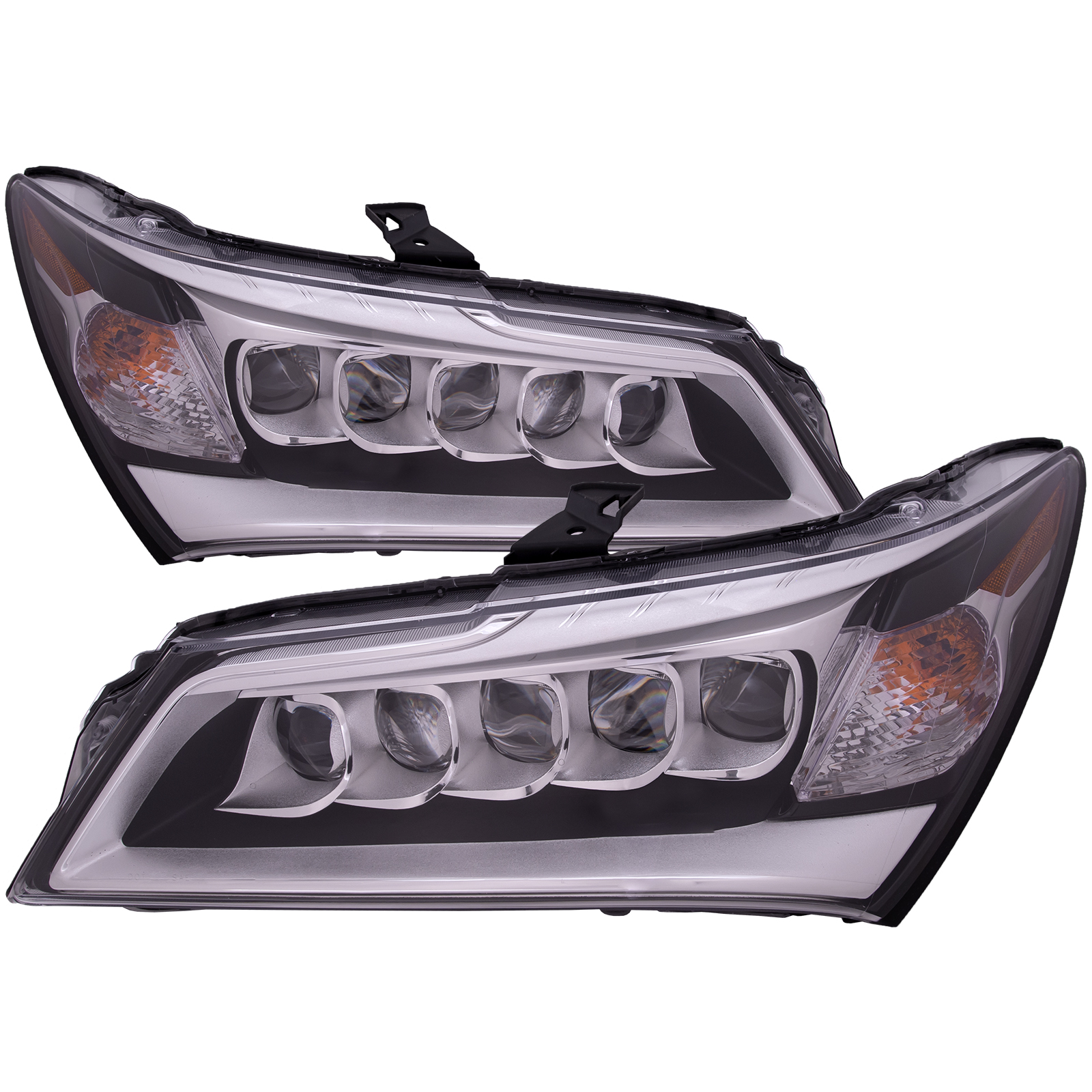 Headlight Set For 14-16 Acura MDX
