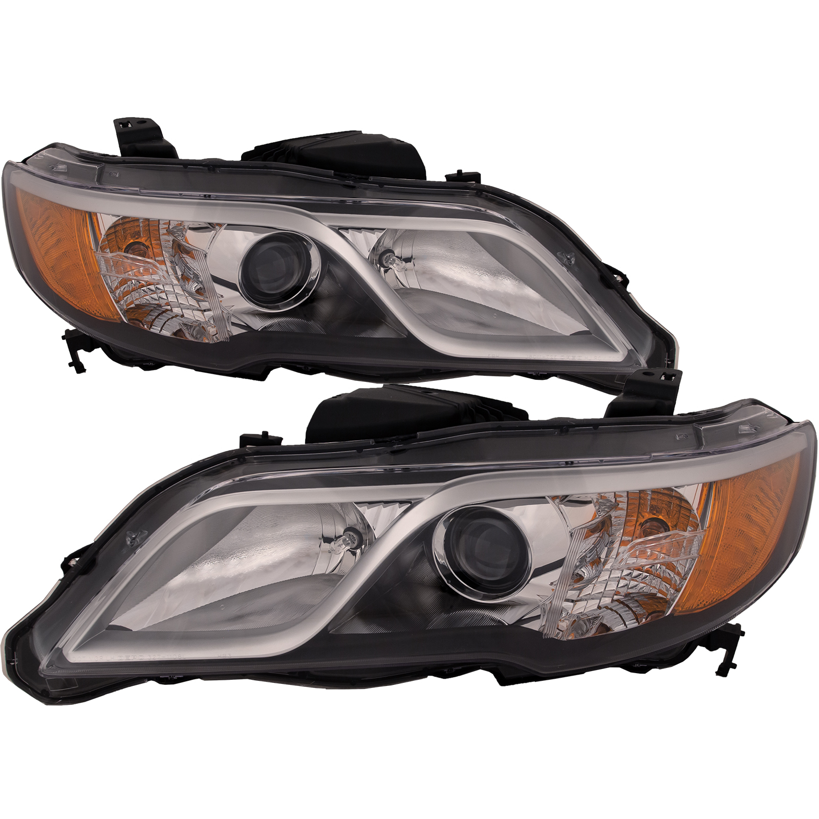 Headlight Set For 13-15 Acura RDX; CAPA Certified