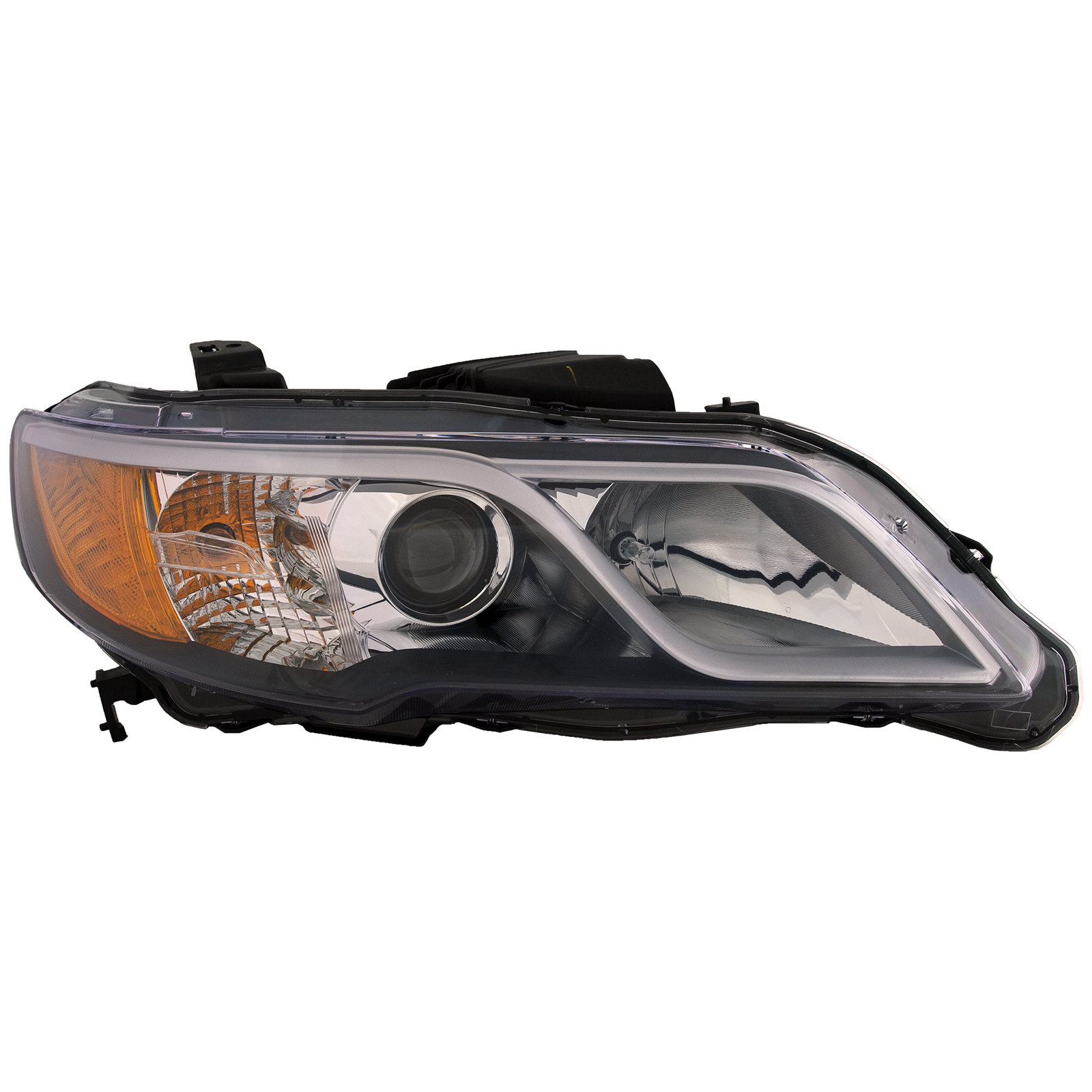 Right Passenger Side Headlight For 13-15 Acura RDX; CAPA Certified