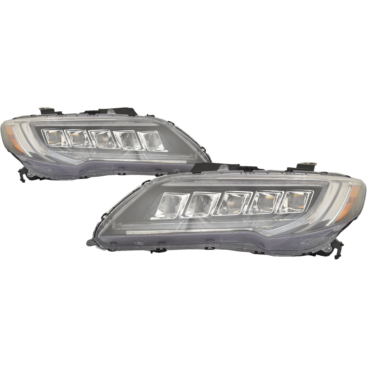 Headlight Set For 16-18 Acura RDX; CAPA Certified