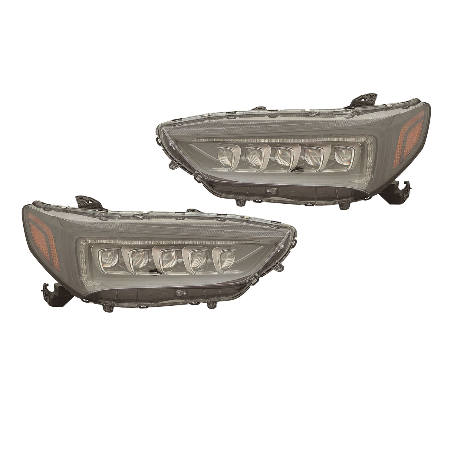 Headlight Set For 18-20 Acura TLX; CAPA Certified