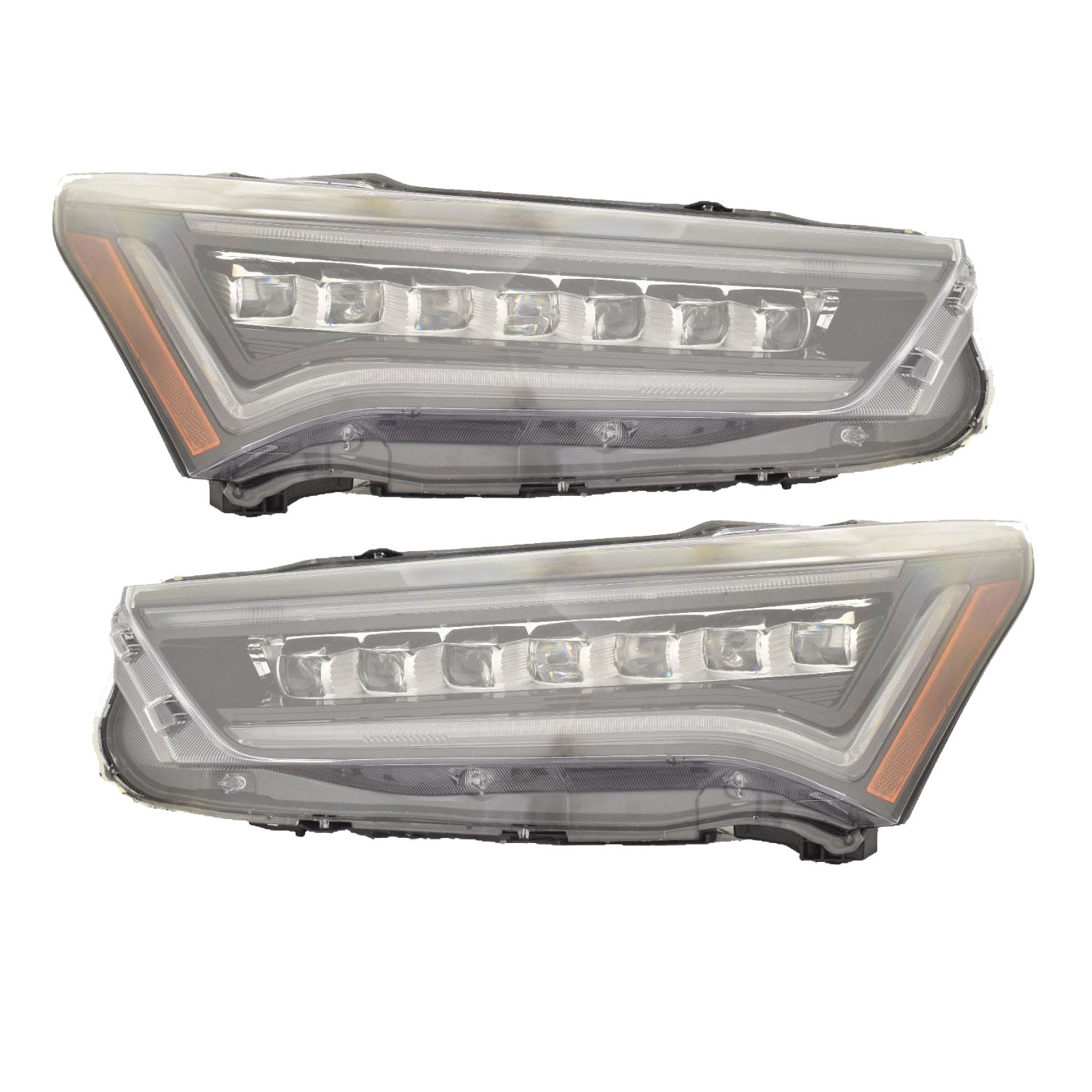Headlight Set For 19-21 Acura RDX; CAPA Certified