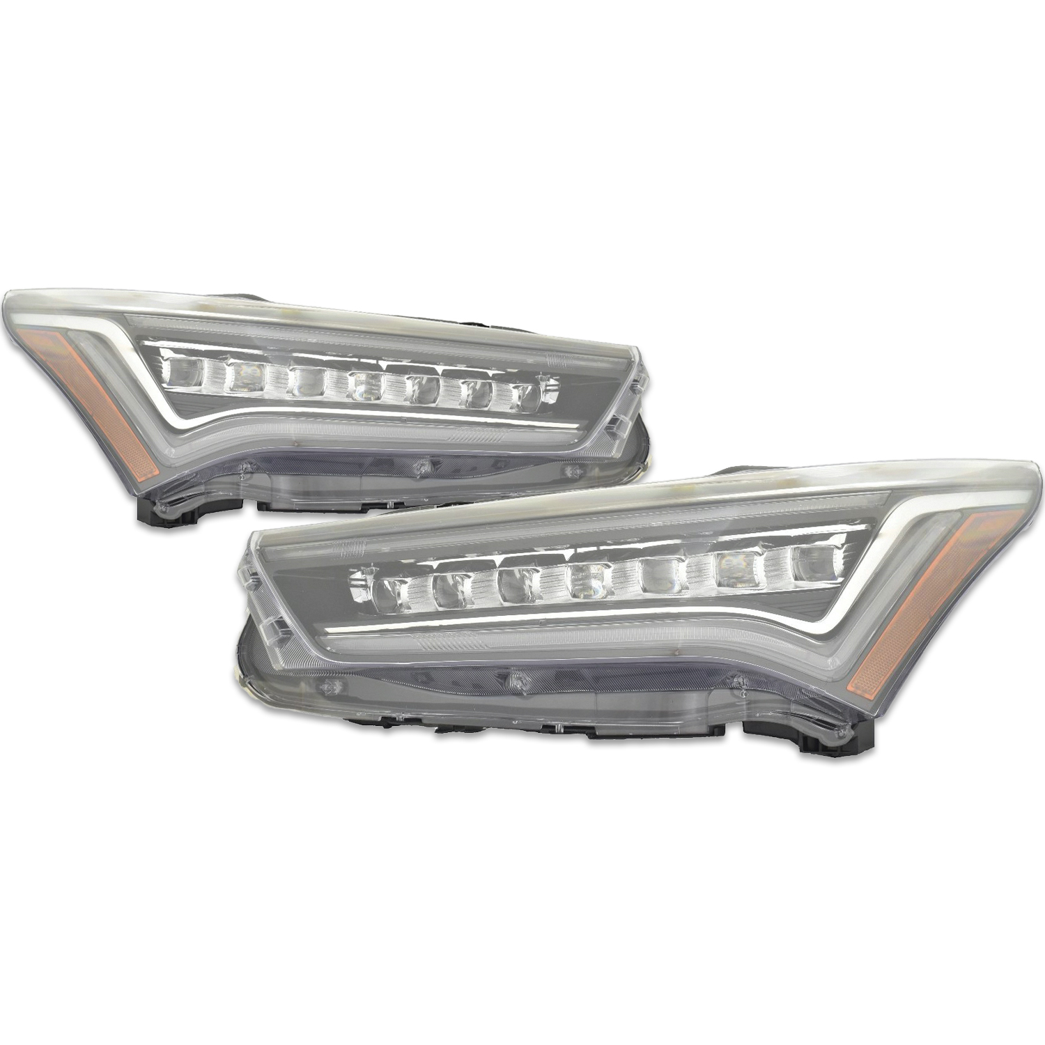 Headlight Set For 19-24 Acura RDX; CAPA Certified