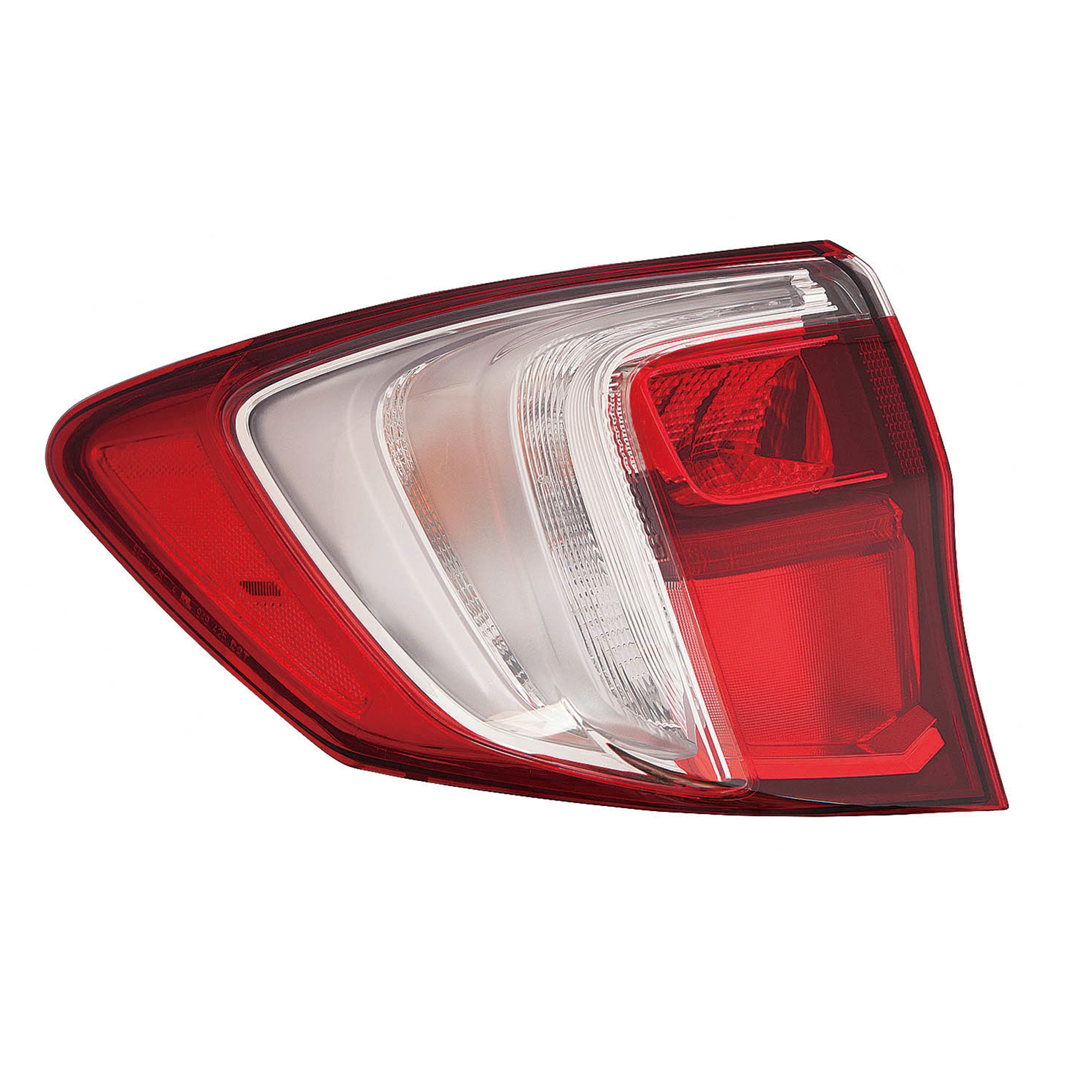 Left Driver Side Tail Light For 16-18 Acura RDX; CAPA Certified