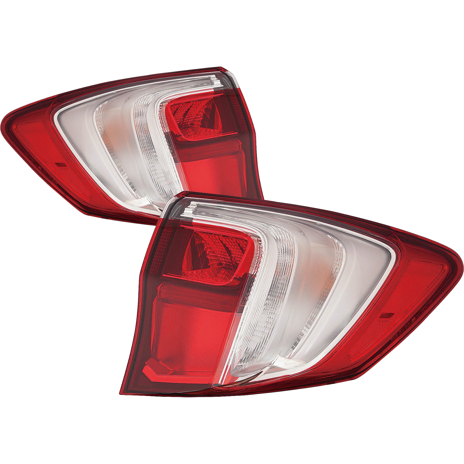 Tail Light Set For 16-18 Acura RDX; CAPA Certified
