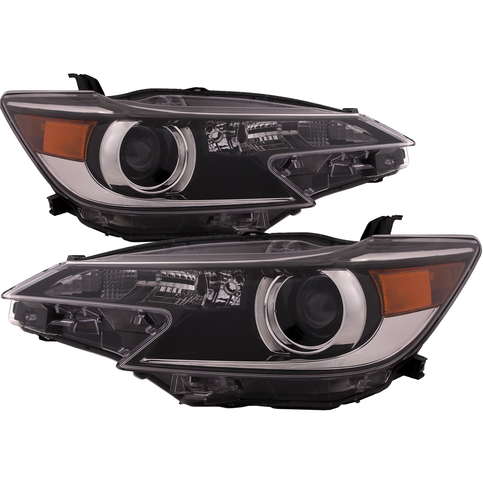 Headlight Set For 14-16 Scion tC; CAPA Certified
