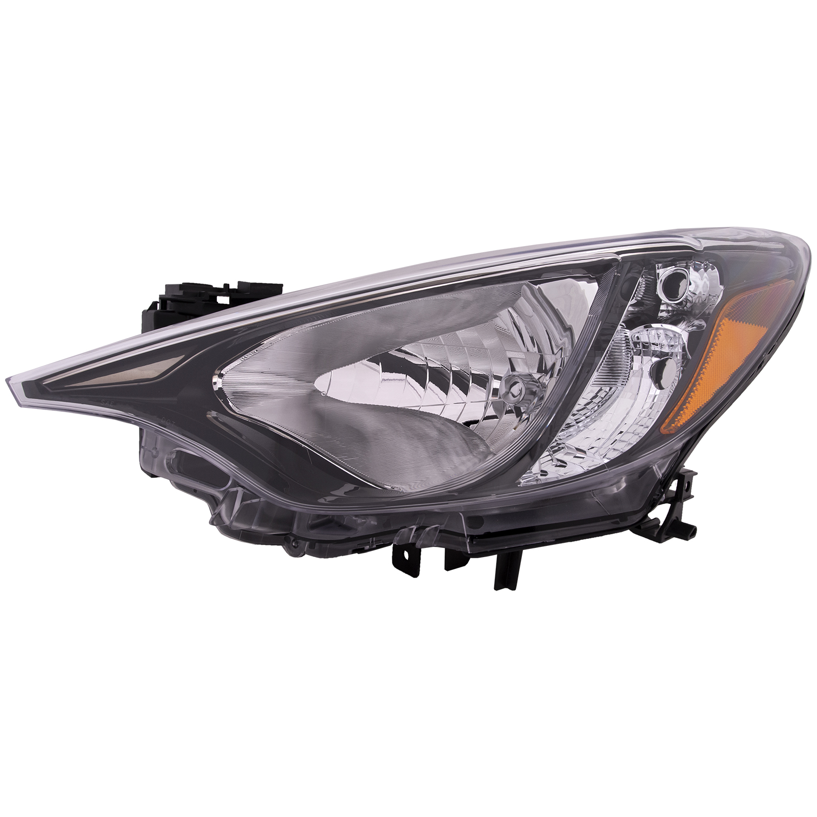 Left Driver Side Headlight For 16 Scion iA, 16-20 Toyota Yaris; CAPA Certified