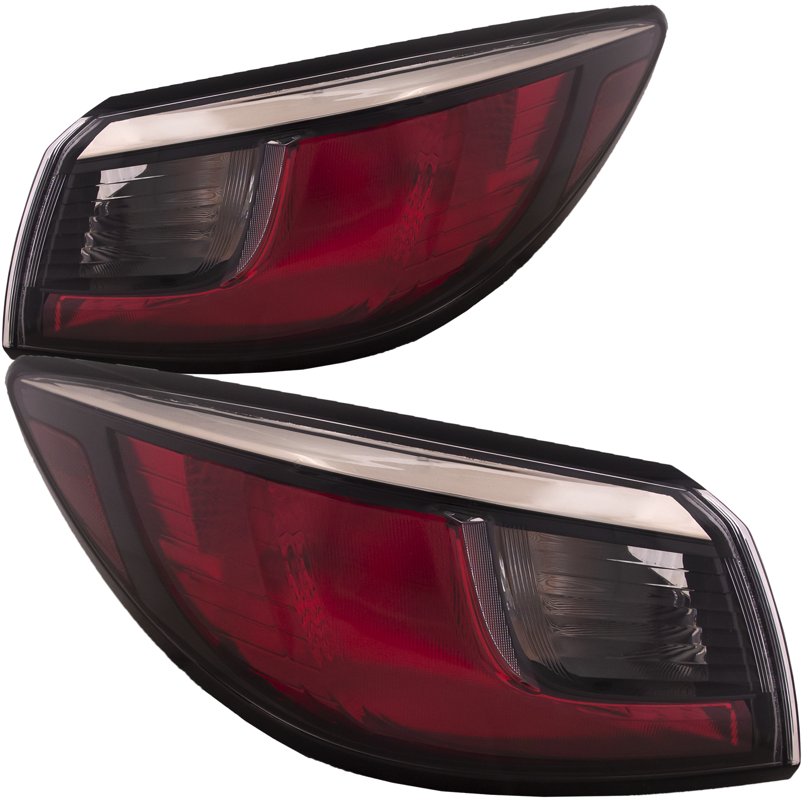 Tail Light Set For 16 Scion iA, 16-20 Toyota Yaris, 17-18 Toyota Yaris iA; CAPA Certified