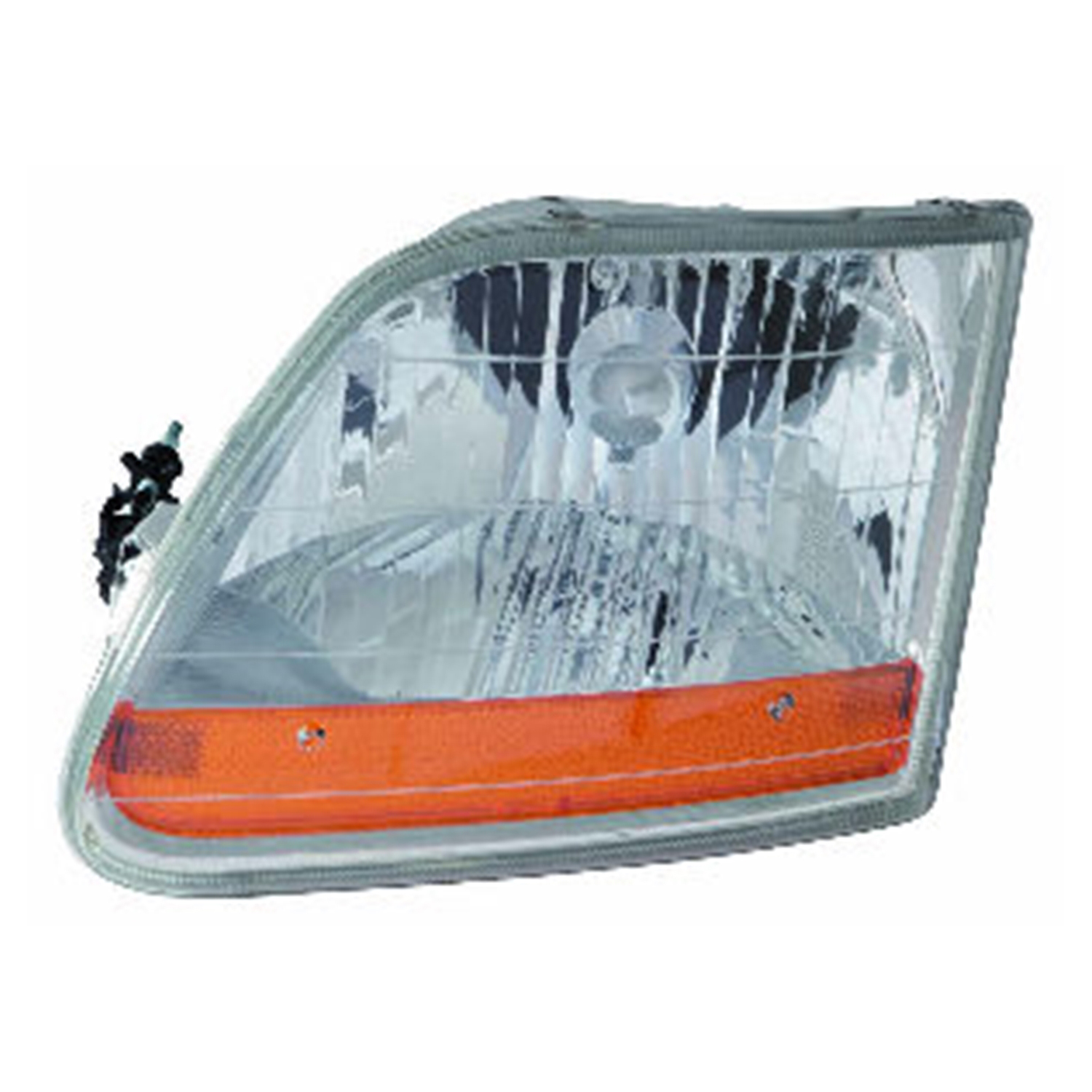 Left Driver Side Headlight For 01-03 Ford F-150; CAPA Certified