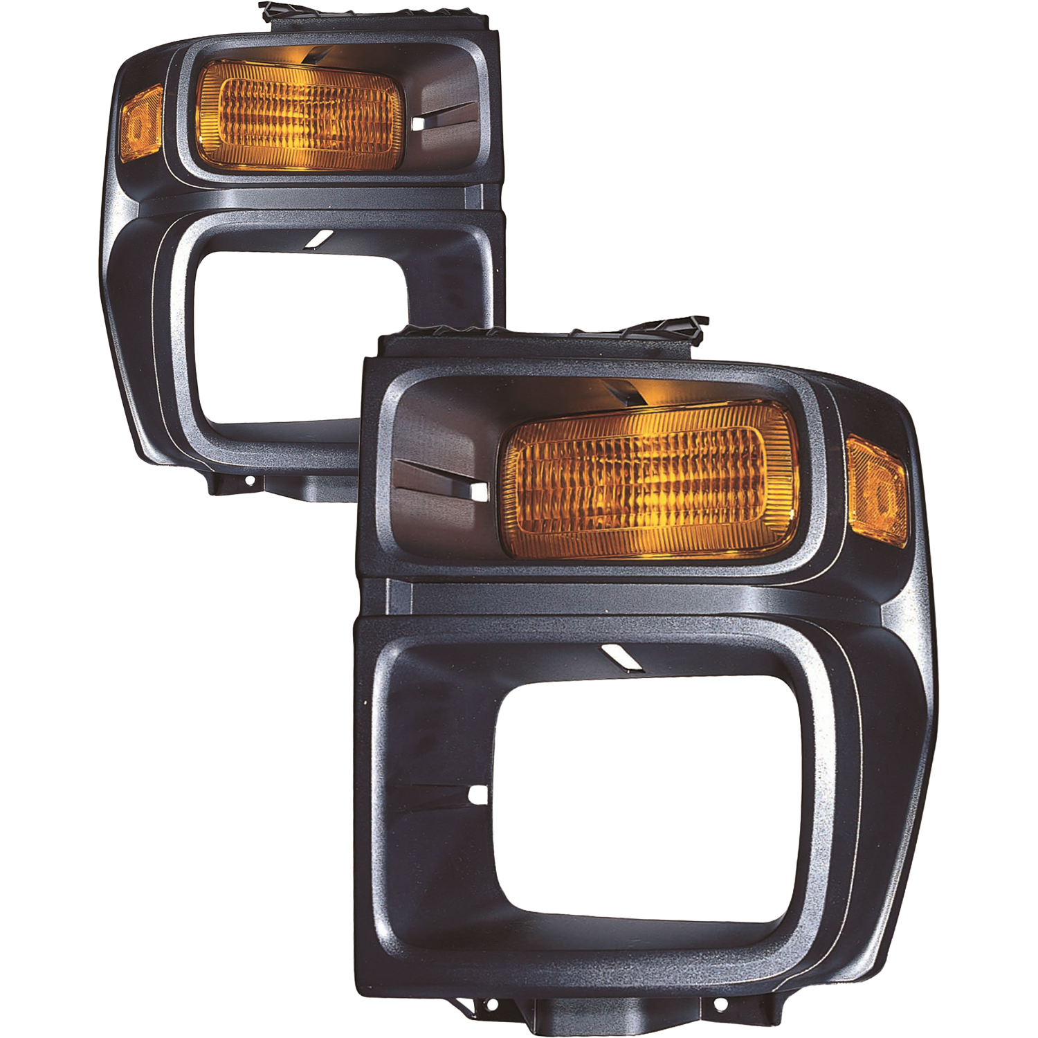 Corner Light Set For 08-14 Ford E-150, 08-14 Ford E-250, 08-21 Ford E-350 Super Duty, 08-17 Ford E-450 Super Duty; CAPA Certified