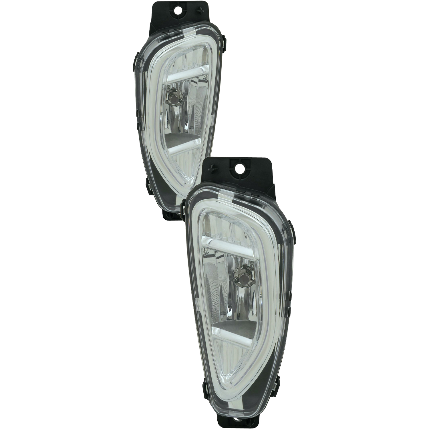 Fog Light Set For 20-22 Ford Escape; CAPA Certified