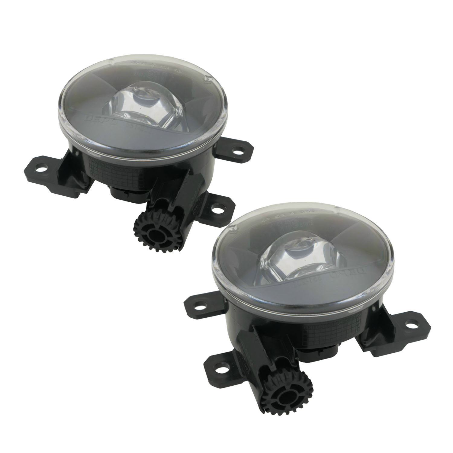 Fog Light Set For 21-24 Ford Bronco, 23-24 Ford F-250 Super Duty, 23-24 Ford F-350 Super Duty, 19-23 Ford Ranger; CAPA Certified