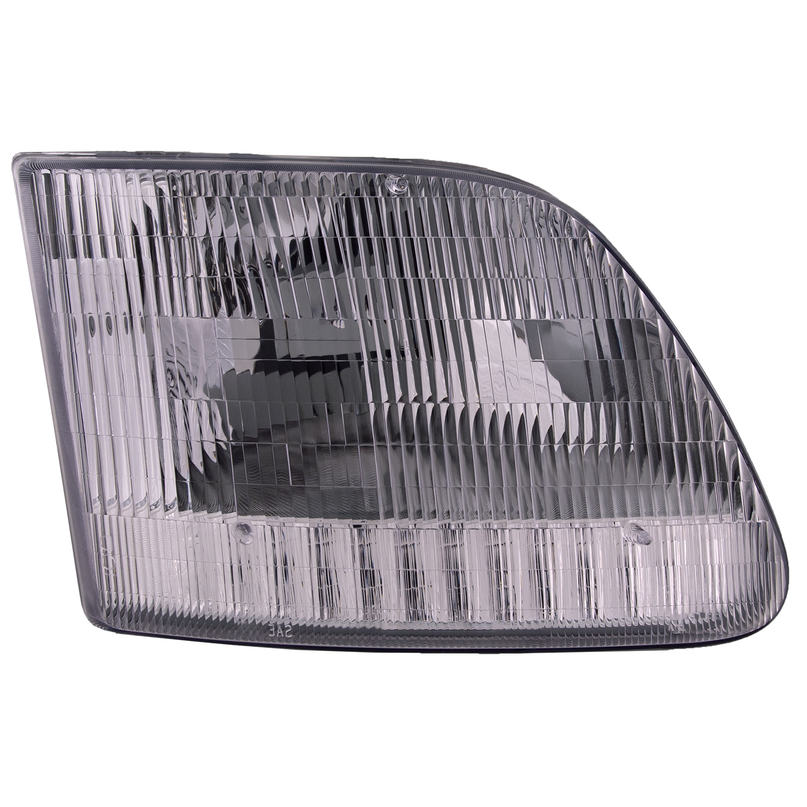 Right Passenger Side Headlight For 97-02 Ford Expedition, 97-03 Ford F-150, 04 Ford F-150 Heritage; CAPA Certified