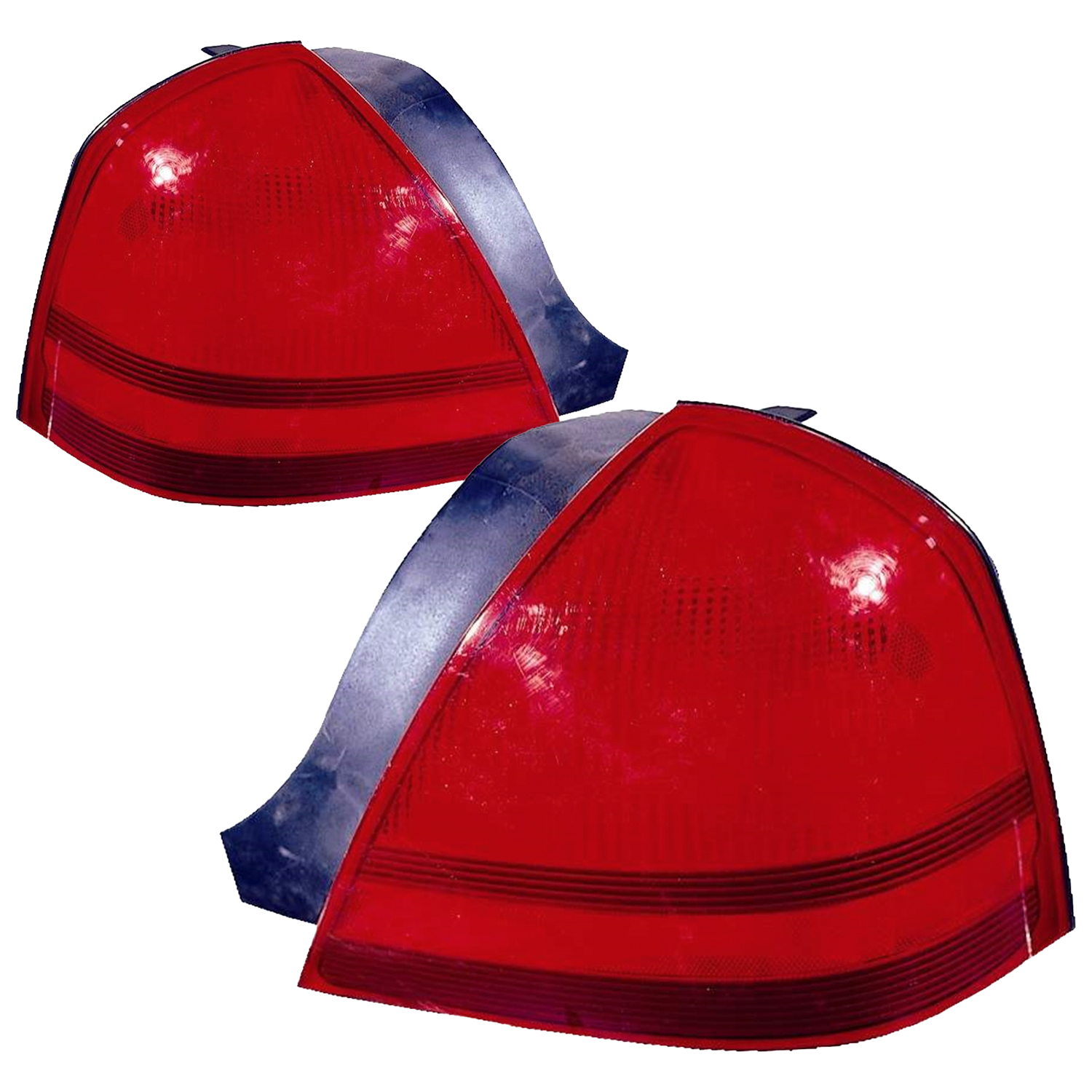 Tail Light Set For 03-11 Mercury Grand Marquis; CAPA Certified