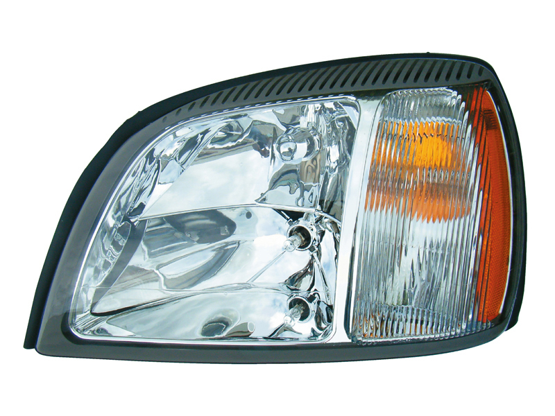 Left Driver Side Headlight For 03-05 Cadillac DeVille; CAPA Certified