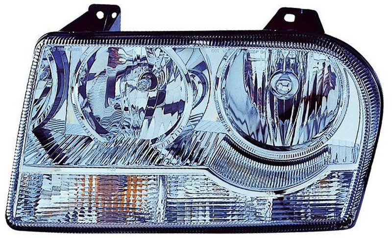 Left Driver Side Headlight For 05-10 Chrysler 300; CAPA Certified